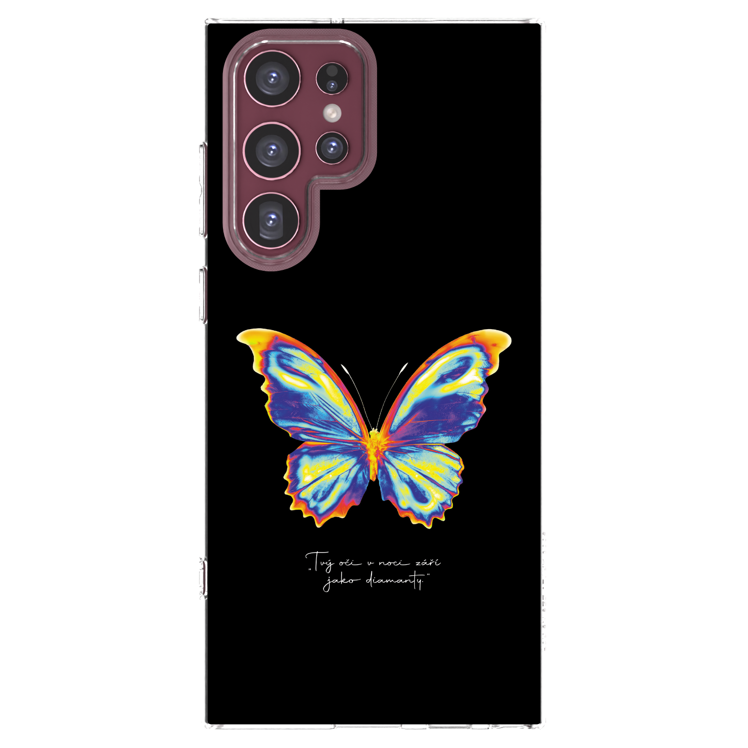 Picasee silikónový prehľadný obal pre Samsung Galaxy S22 Ultra 5G - Diamanty Black