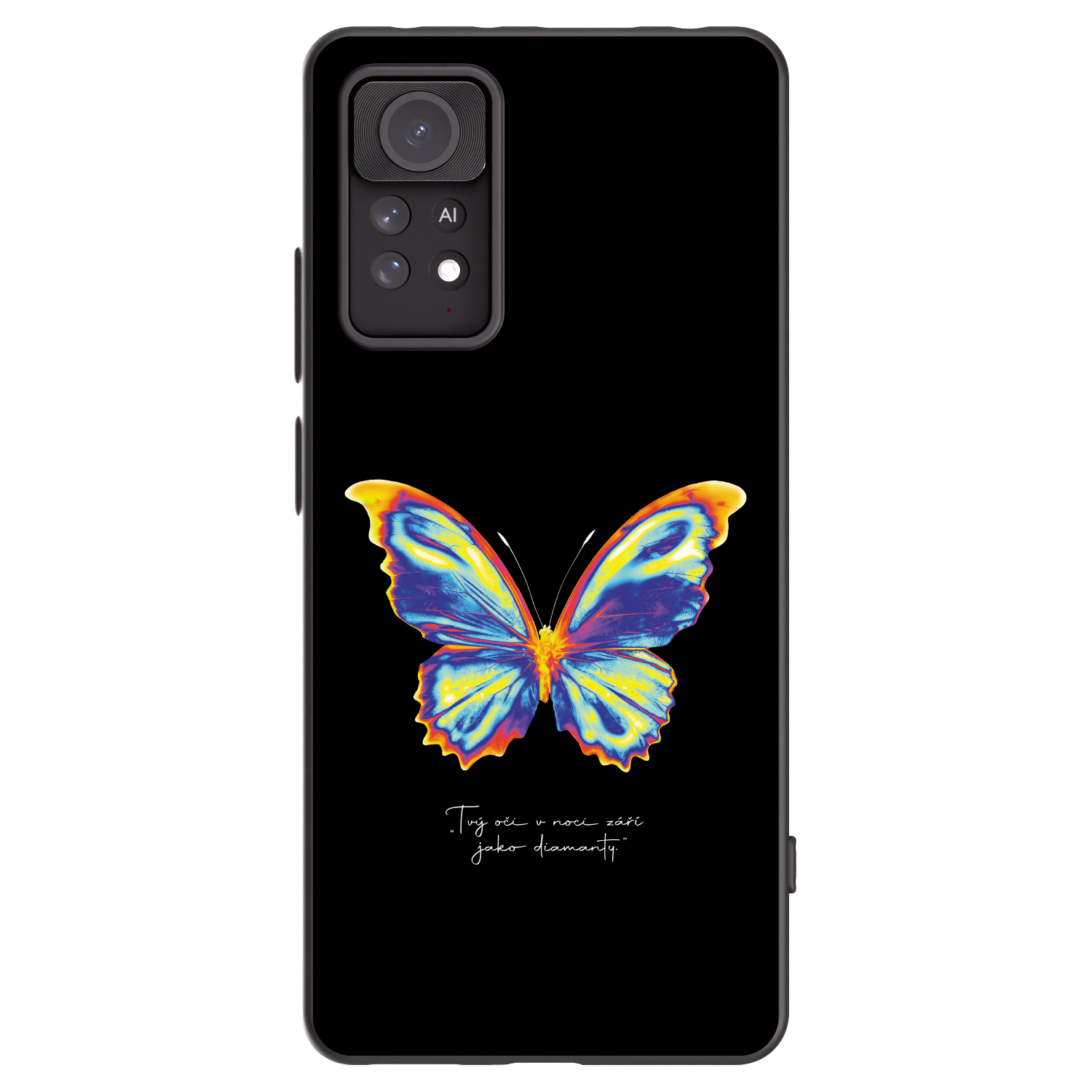 Picasee silikónový čierny obal pre Xiaomi Redmi Note 11 Pro - Diamanty Black