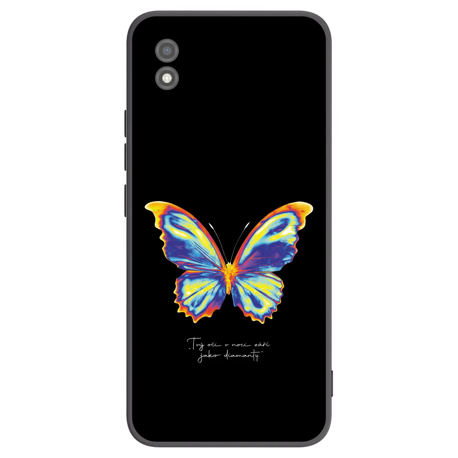 Picasee silikónový čierny obal pre Realme C11 (2021) - Diamanty Black