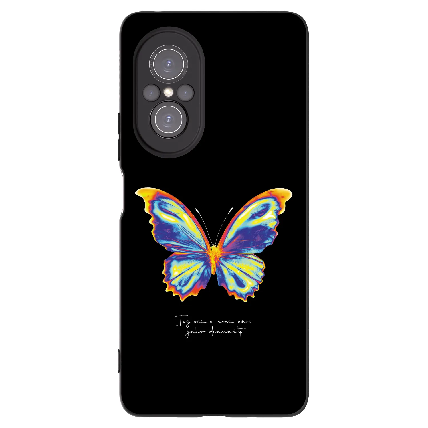 Picasee silikónový čierny obal pre Huawei Nova 9 SE - Diamanty Black