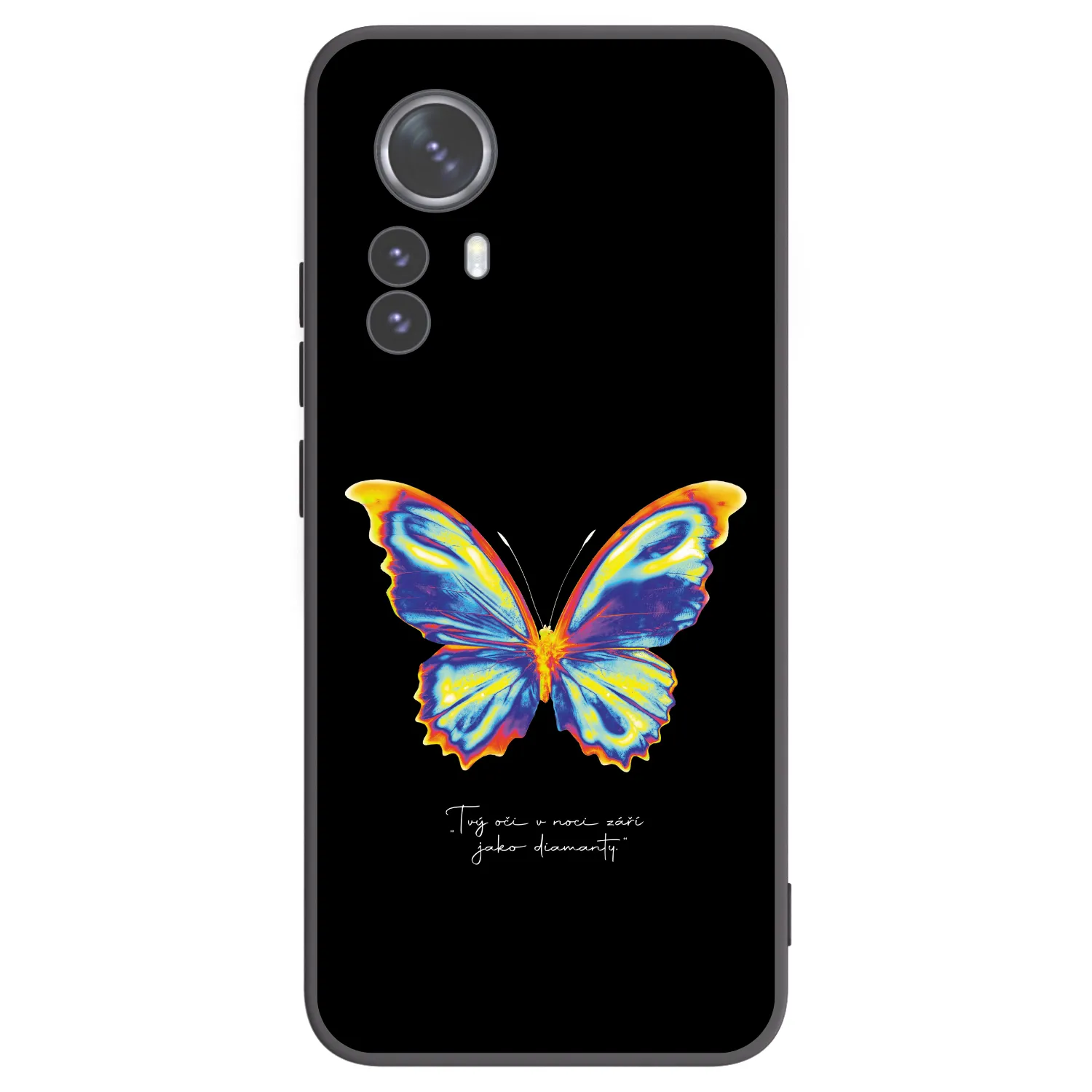 Picasee silikónový čierny obal pre Xiaomi 12 Pro - Diamanty Black