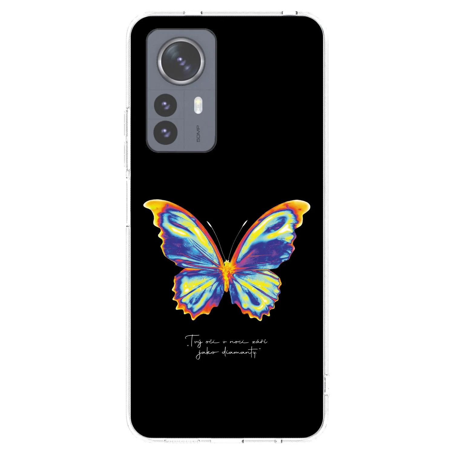 Picasee silikónový prehľadný obal pre Xiaomi 12 Pro - Diamanty Black