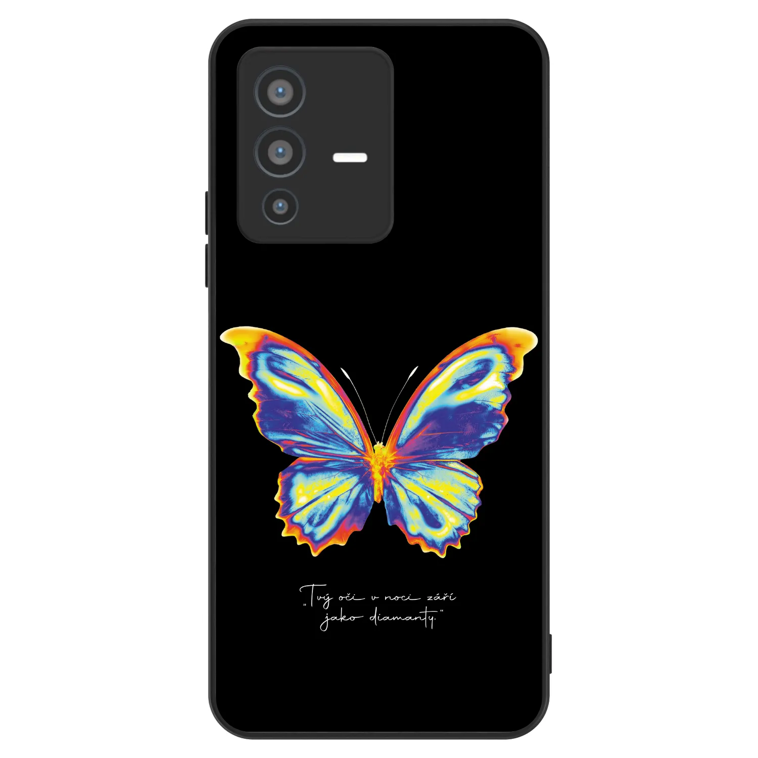 Picasee ULTIMATE CASE pro Vivo V23 5G - Diamanty Black
