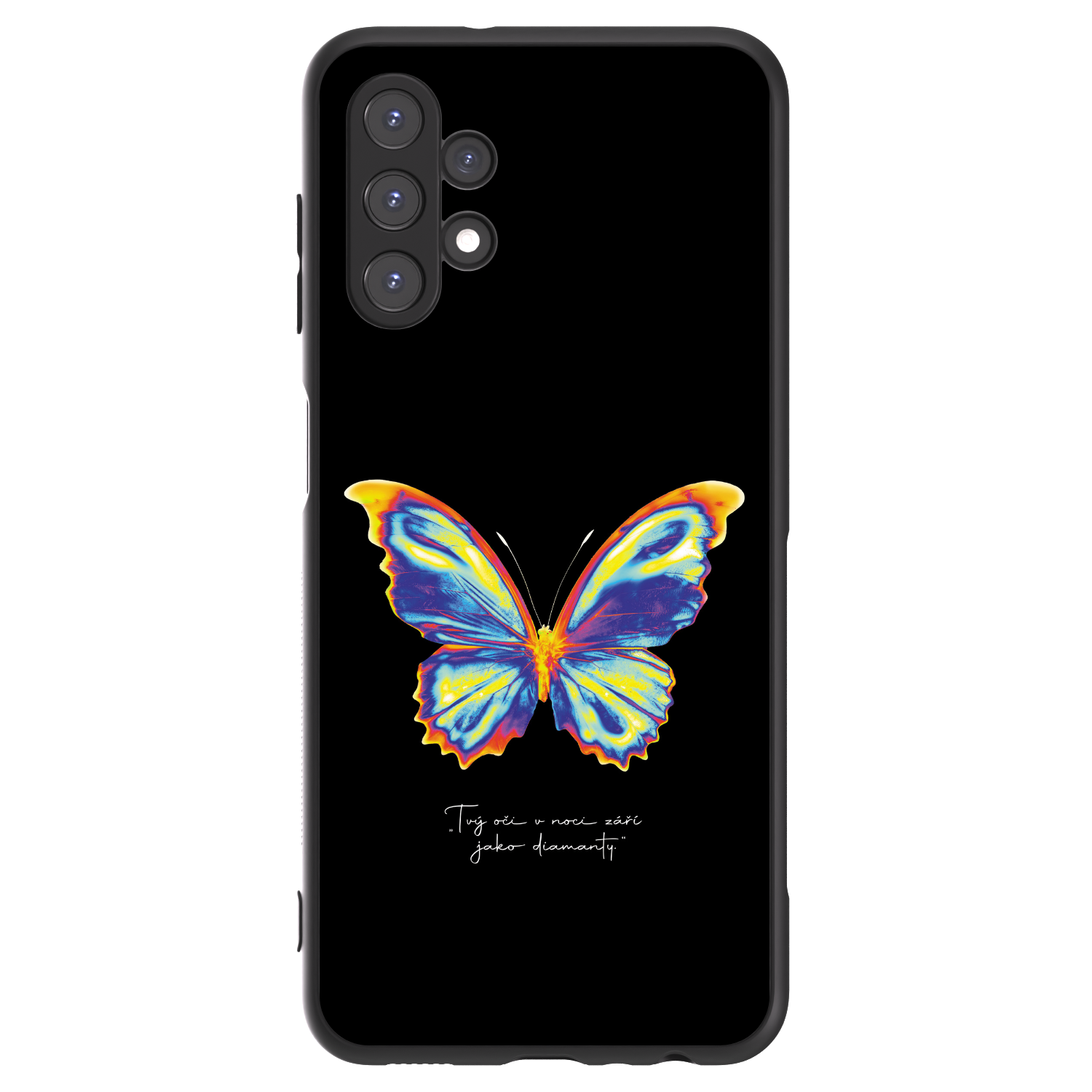 Picasee ULTIMATE CASE pro Samsung Galaxy A13 4G A135 - Diamanty Black