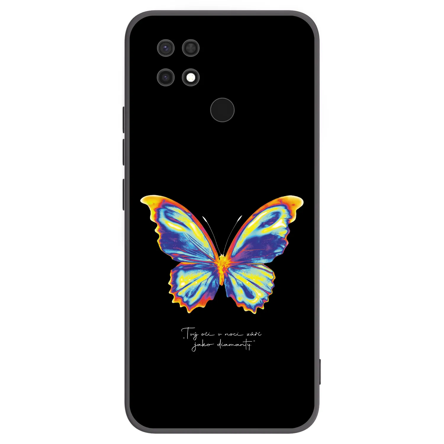 Picasee silikónový čierny obal pre Xiaomi Redmi 10C - Diamanty Black