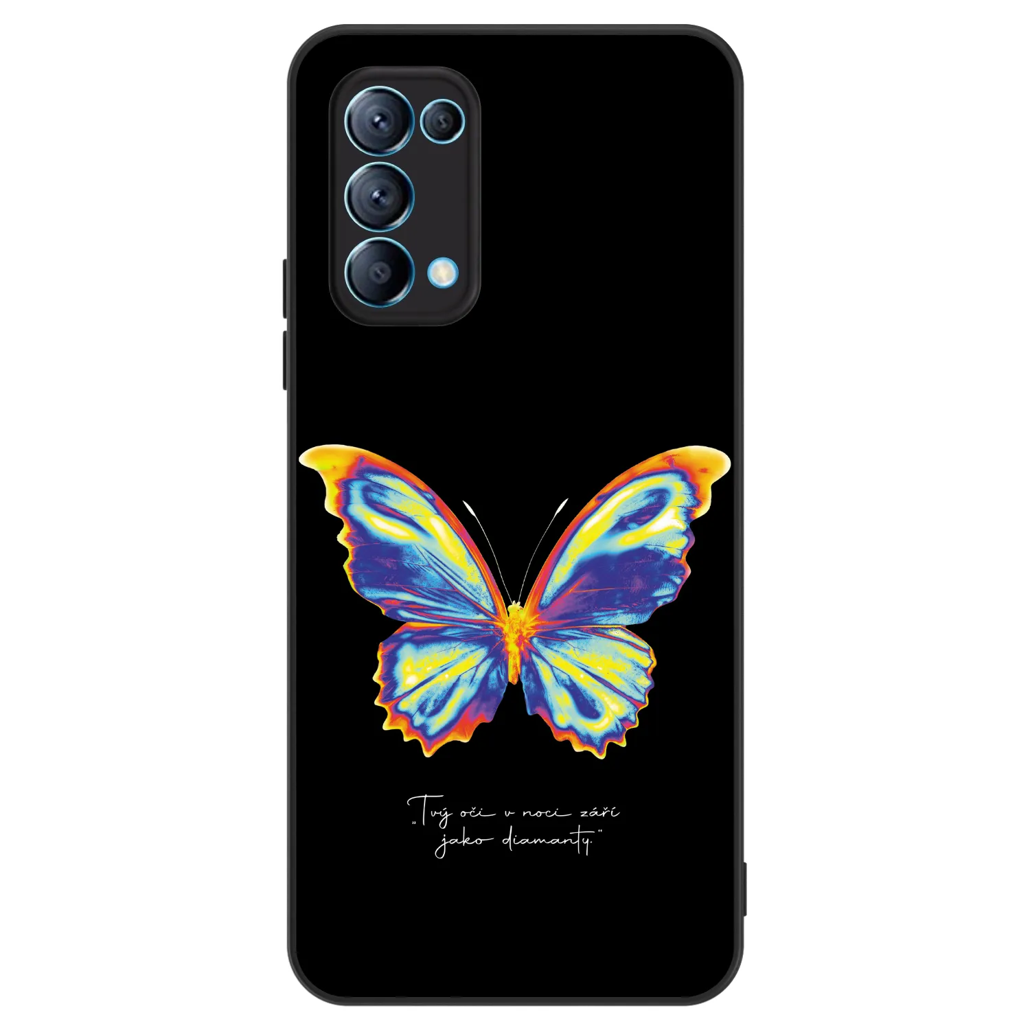 Picasee ULTIMATE CASE pro OPPO Reno 5 5G - Diamanty Black