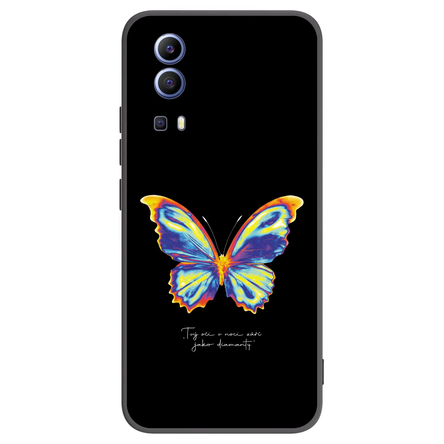 Picasee silikónový čierny obal pre Vivo Y52 5G - Diamanty Black