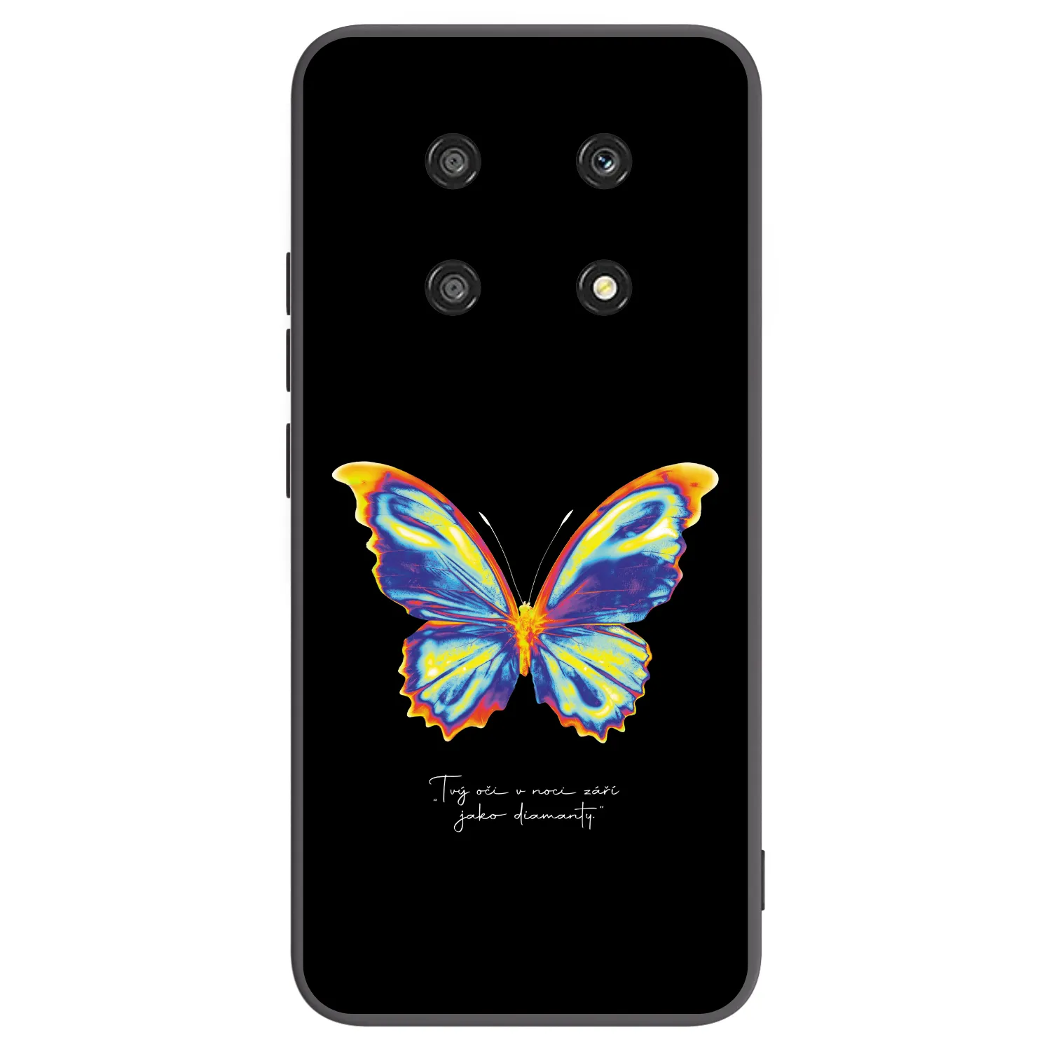 Picasee silikónový čierny obal pre Honor Magic4 Lite 5G - Diamanty Black
