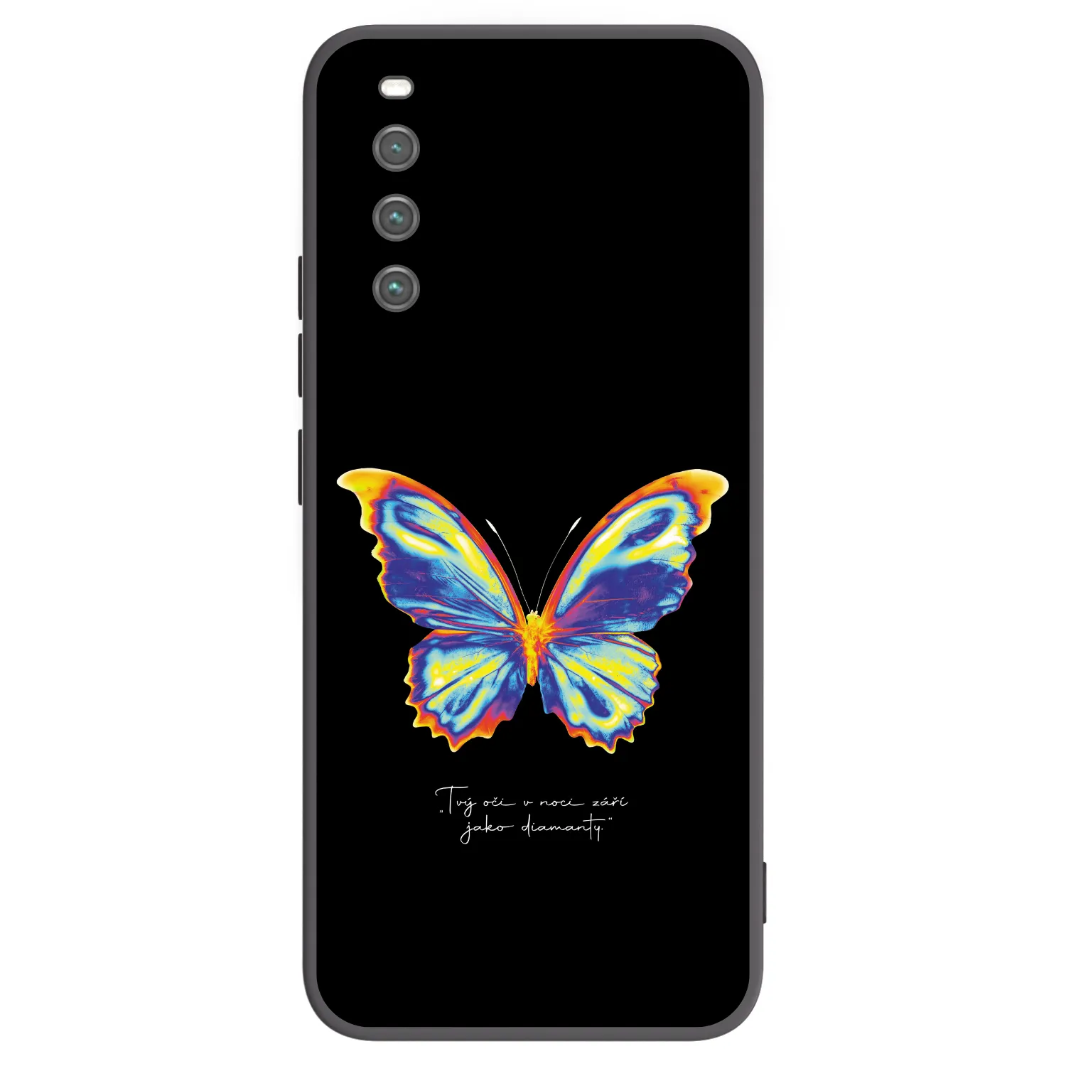 Picasee silikónový čierny obal pre Sony Xperia 10 IV 5G - Diamanty Black