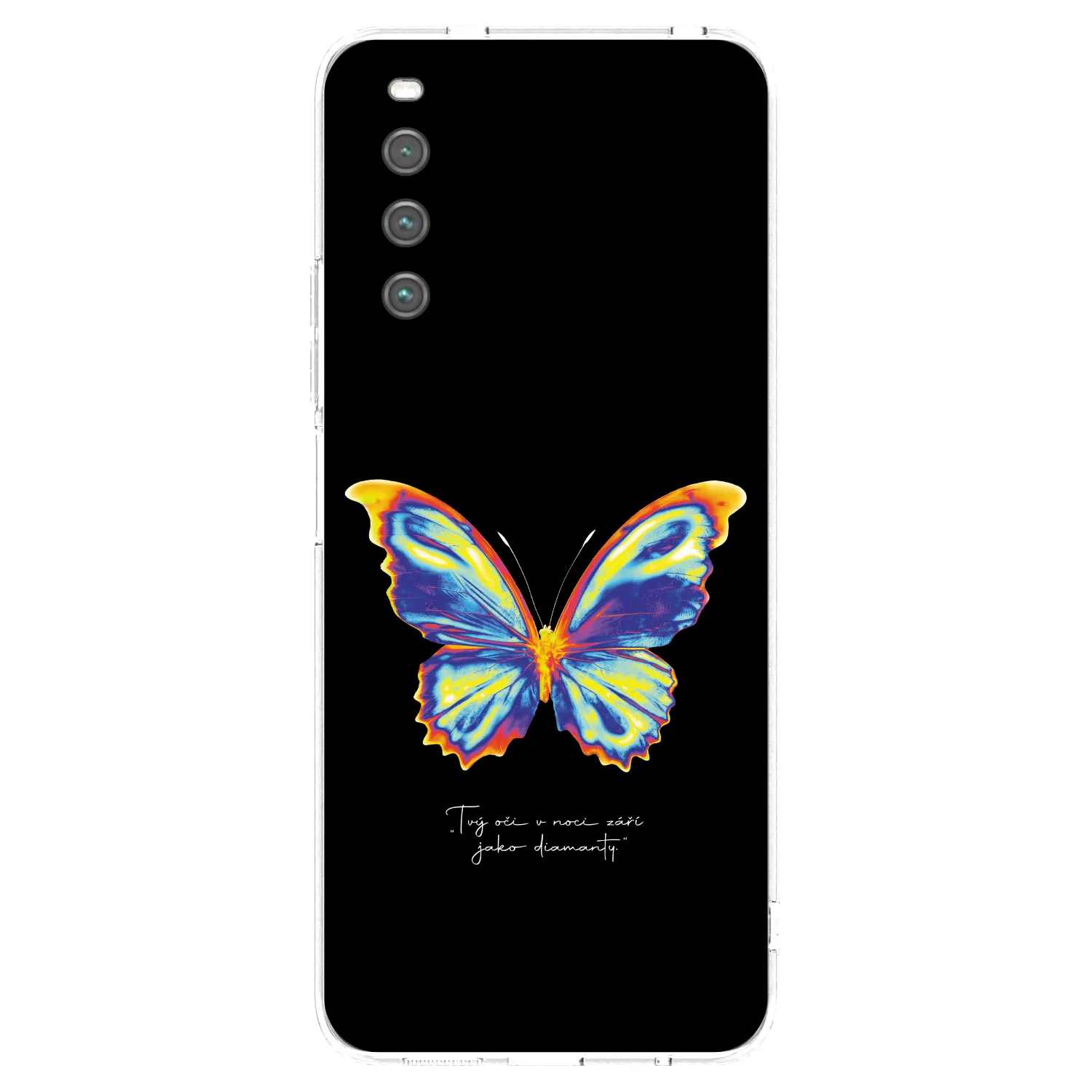 Picasee silikónový prehľadný obal pre Sony Xperia 10 IV 5G - Diamanty Black