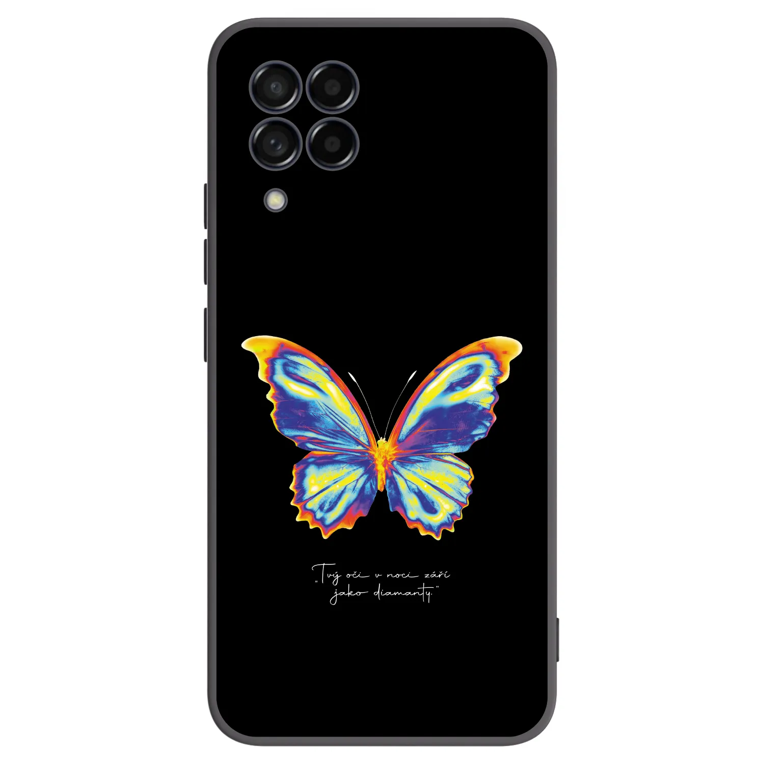Picasee silikónový čierny obal pre Samsung Galaxy M53 5G - Diamanty Black