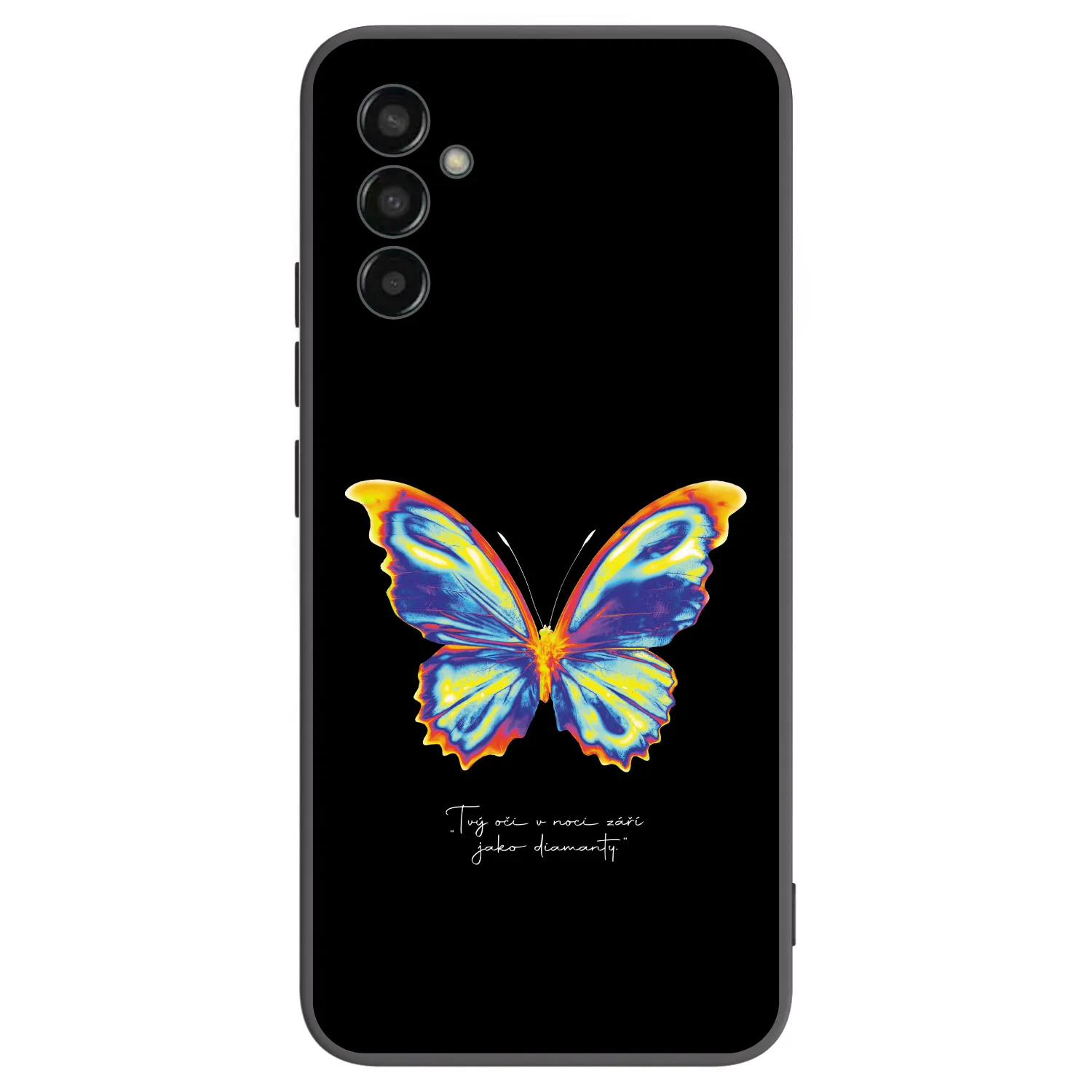Picasee silikónový čierny obal pre Samsung Galaxy M13 M135F - Diamanty Black