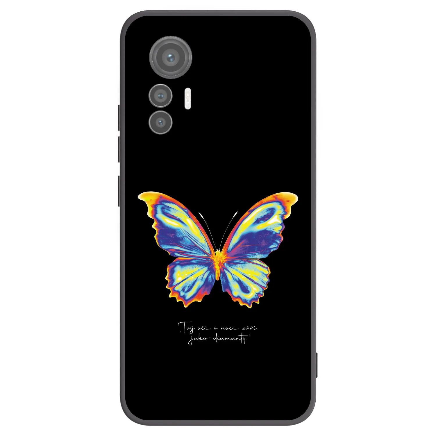 Picasee silikónový čierny obal pre Xiaomi 12 Lite - Diamanty Black