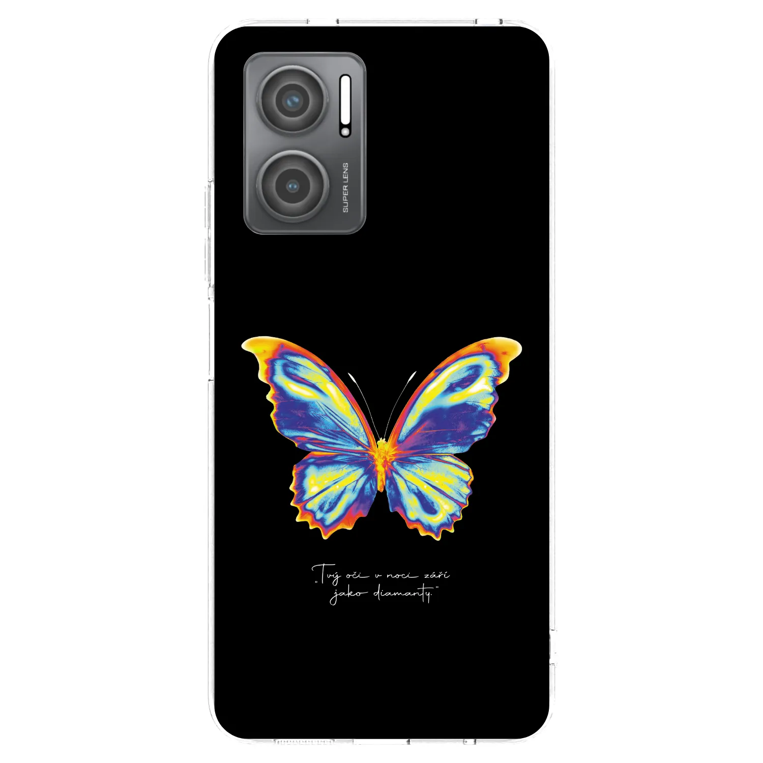 Picasee silikónový prehľadný obal pre Xiaomi Redmi 10 5G - Diamanty Black