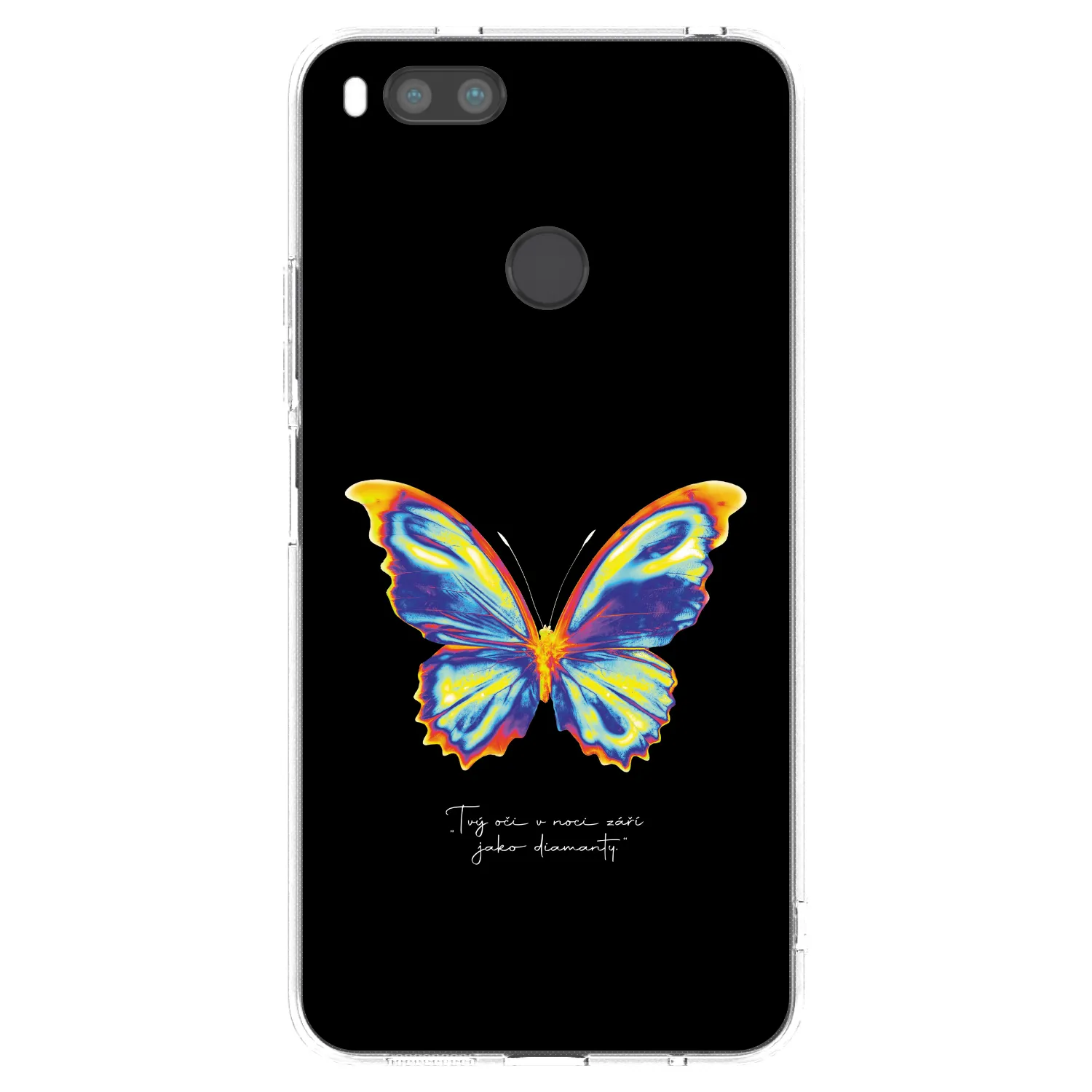 Picasee silikónový prehľadný obal pre Xiaomi Redmi A1 - Diamanty Black