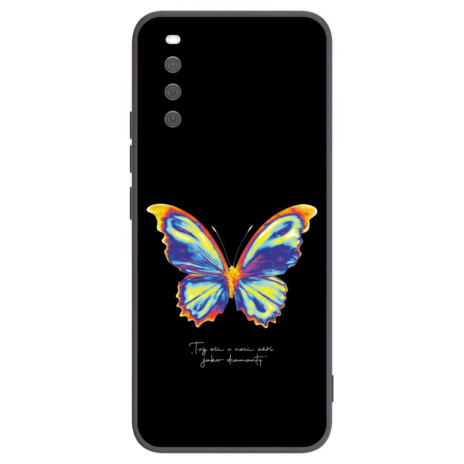 Picasee silikónový čierny obal pre Sony Xperia 10 III - Diamanty Black