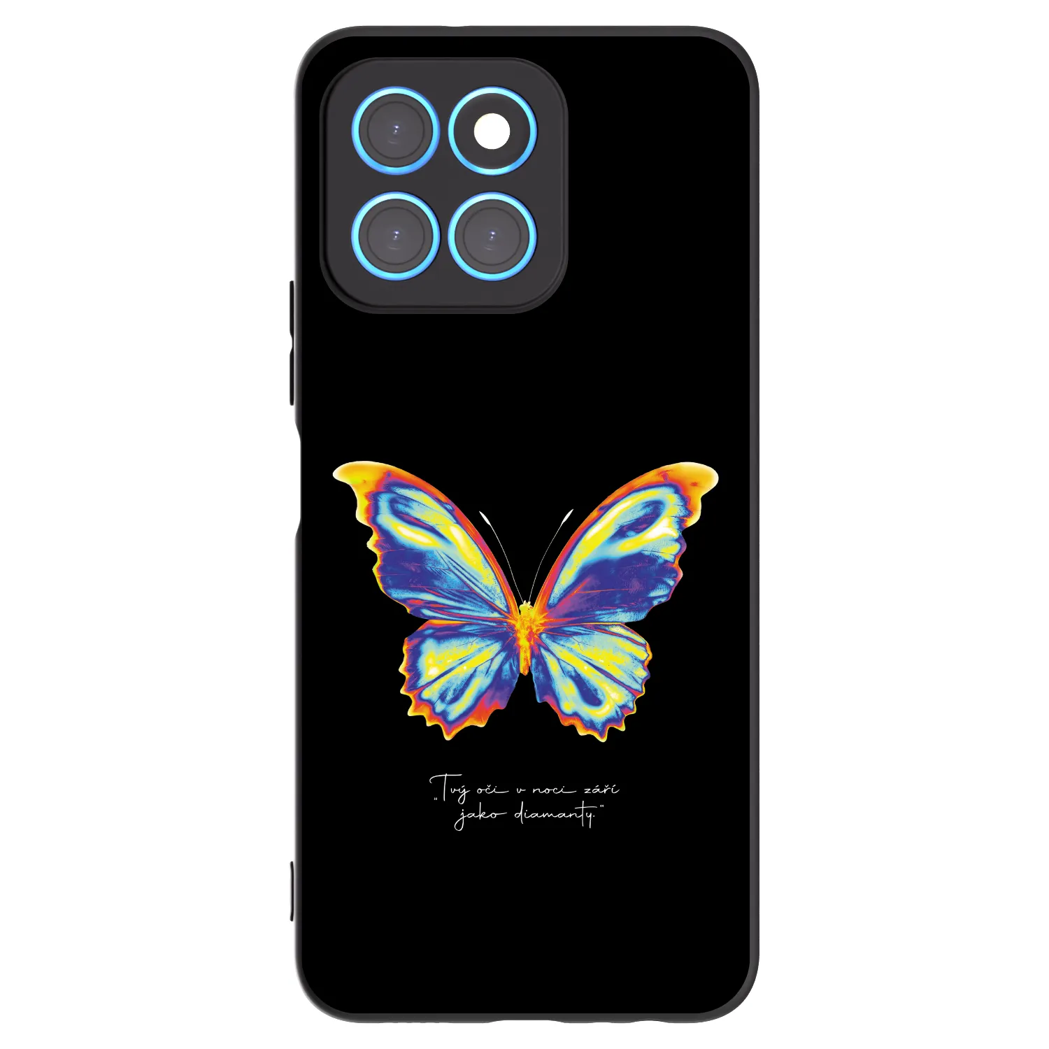 Picasee silikónový čierny obal pre Honor X6 - Diamanty Black