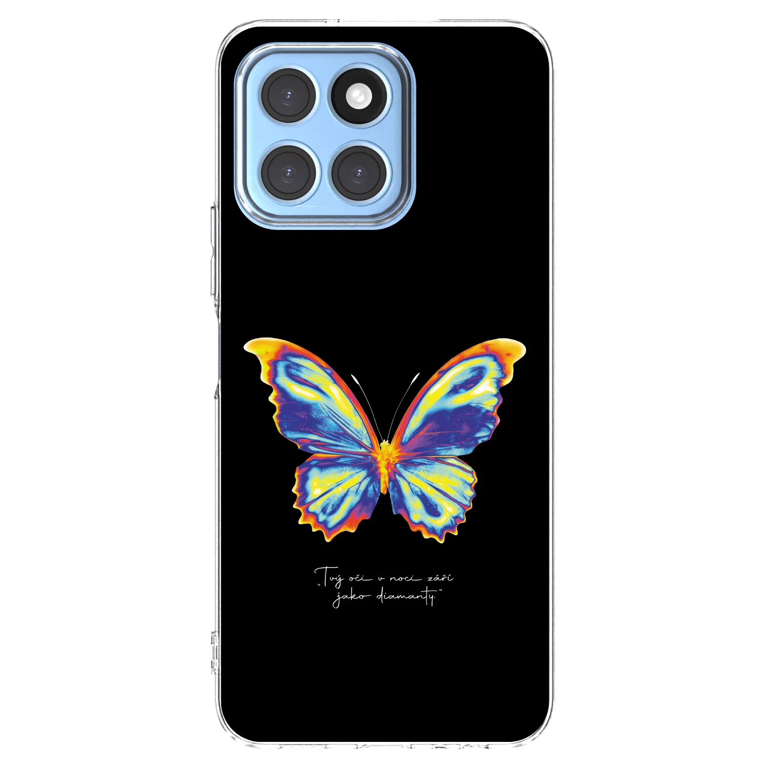 Picasee silikónový prehľadný obal pre Honor X6 - Diamanty Black