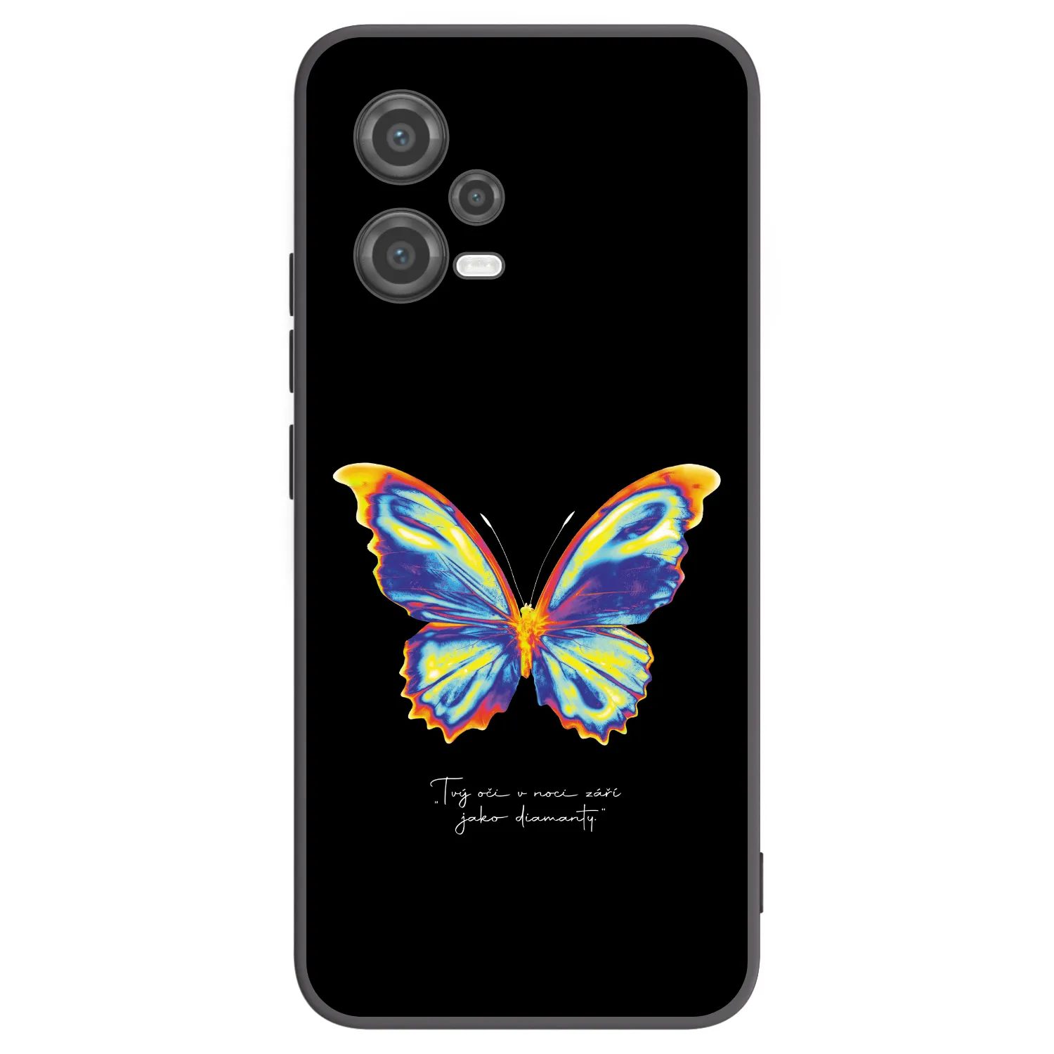 Picasee silikónový čierny obal pre Xiaomi Poco X5 - Diamanty Black