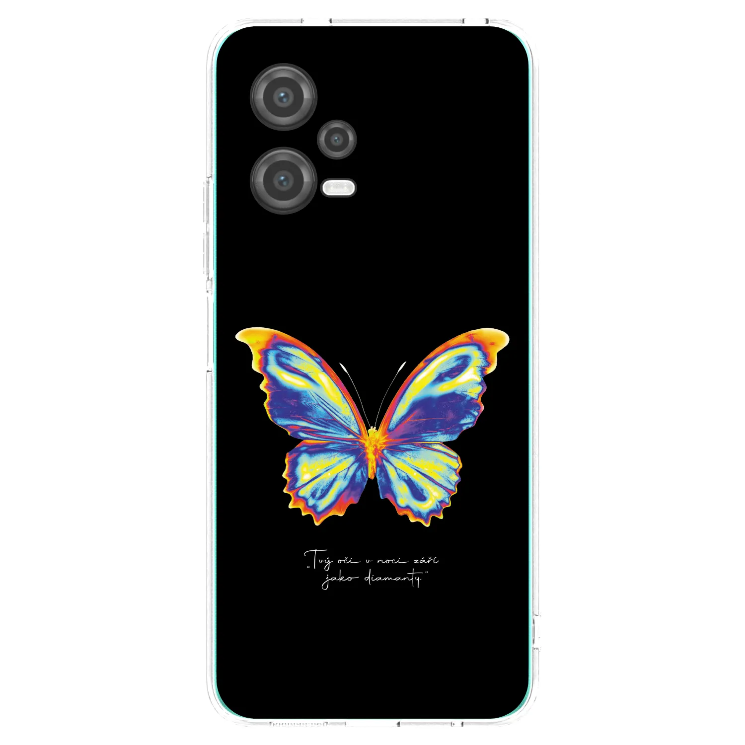 Picasee silikónový prehľadný obal pre Xiaomi Poco X5 - Diamanty Black