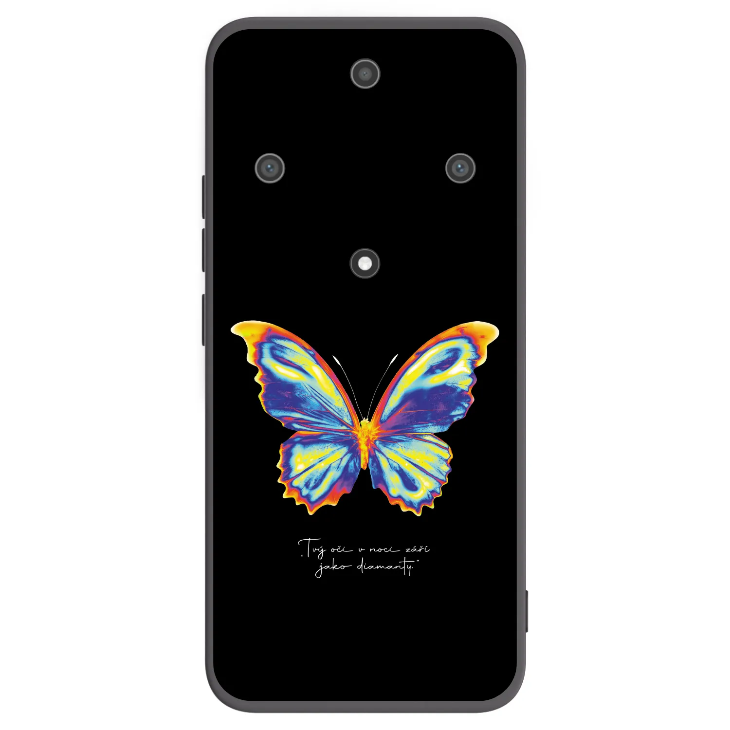 Picasee silikónový čierny obal pre Honor Magic5 Lite 5G - Diamanty Black