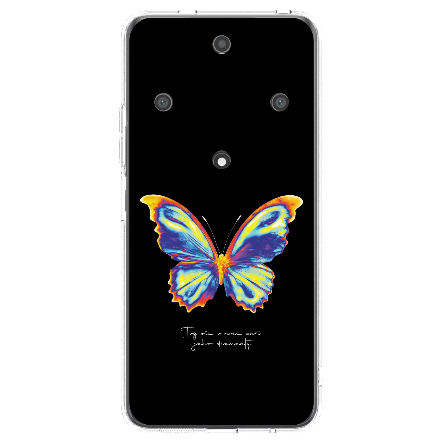 Picasee silikónový prehľadný obal pre Honor Magic5 Lite 5G - Diamanty Black