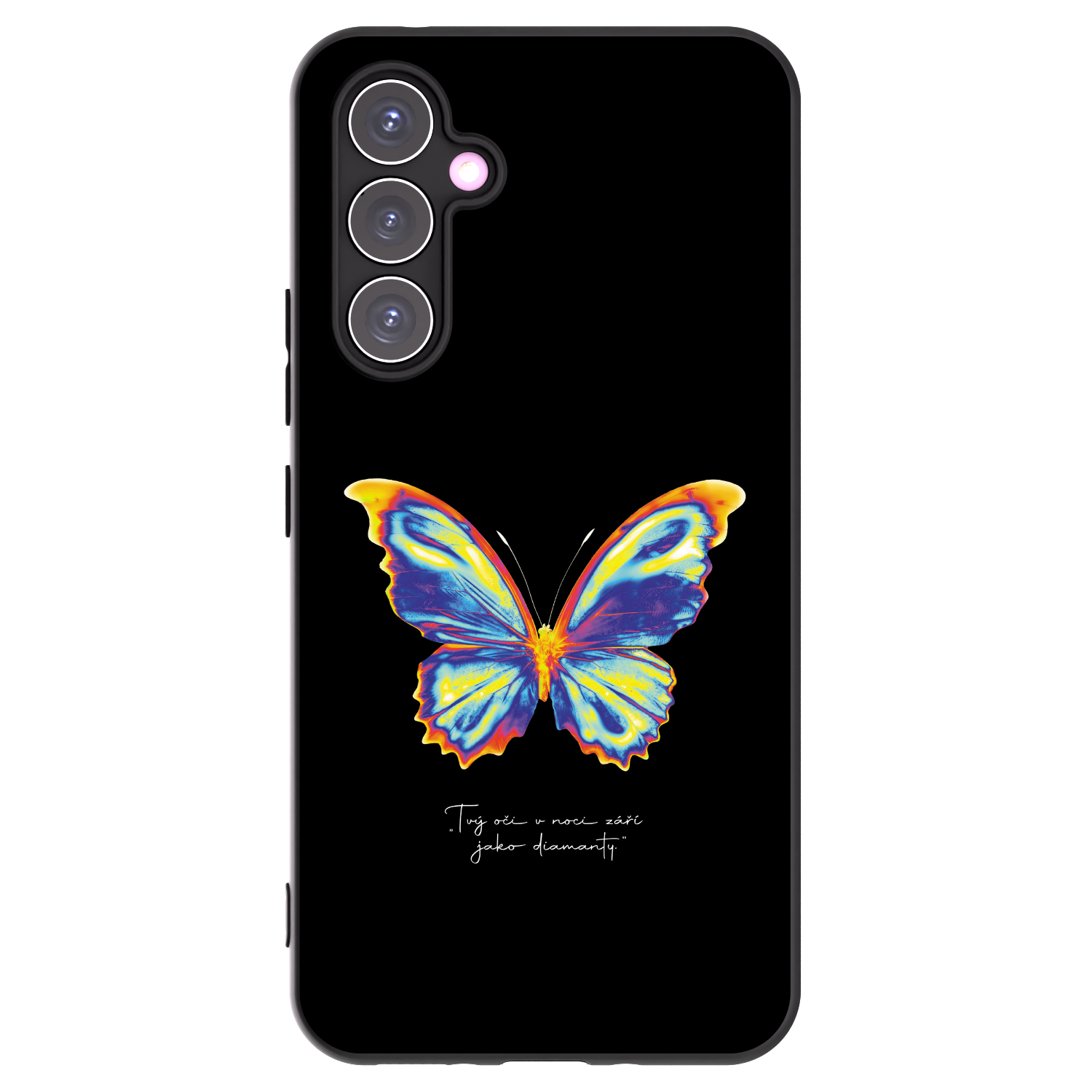 Picasee silikónový čierny obal pre Samsung Galaxy A54 5G A546B - Diamanty Black
