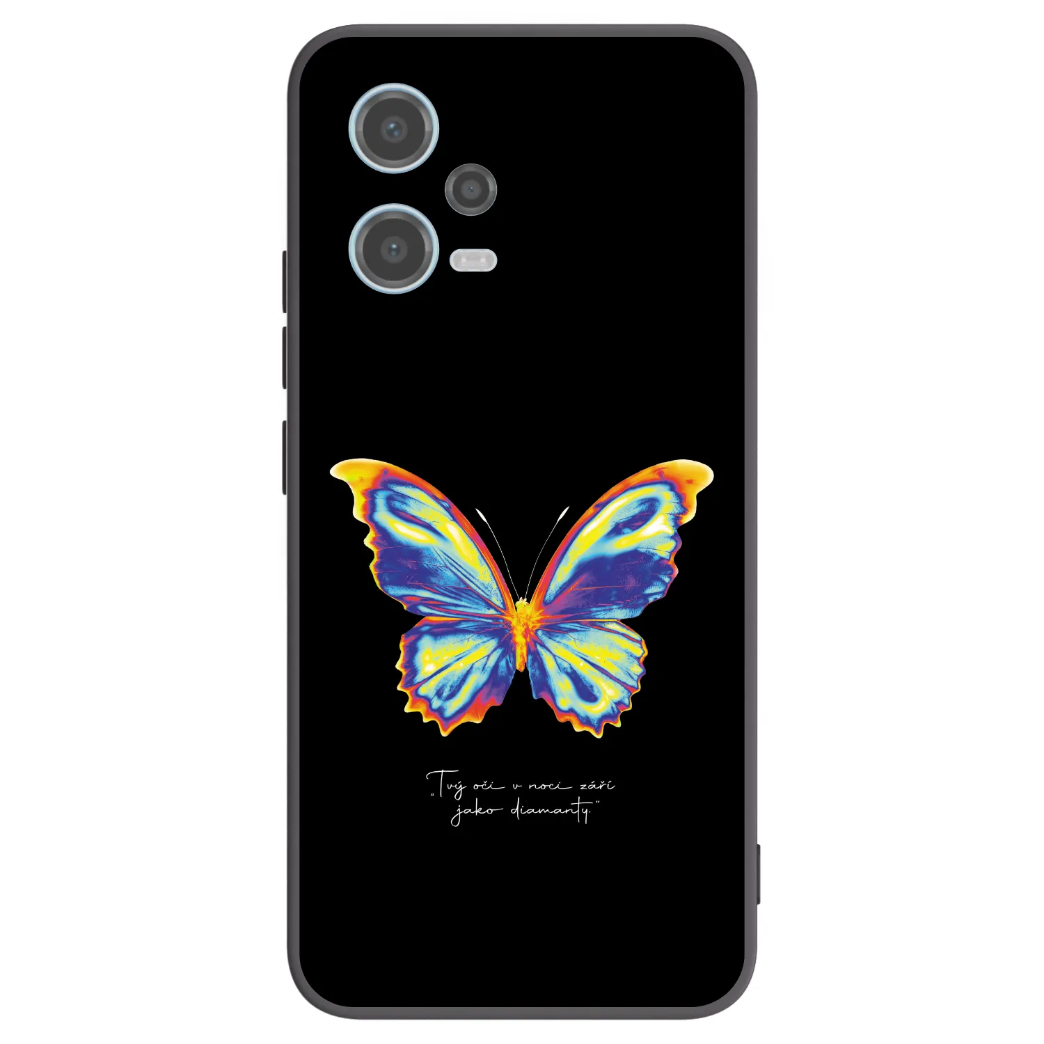Picasee silikónový čierny obal pre Xiaomi Redmi Note 12 5G - Diamanty Black