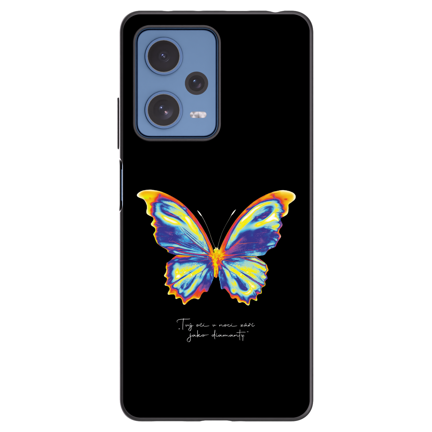 Picasee silikónový čierny obal pre Xiaomi Redmi Note 12 Pro 5G - Diamanty Black