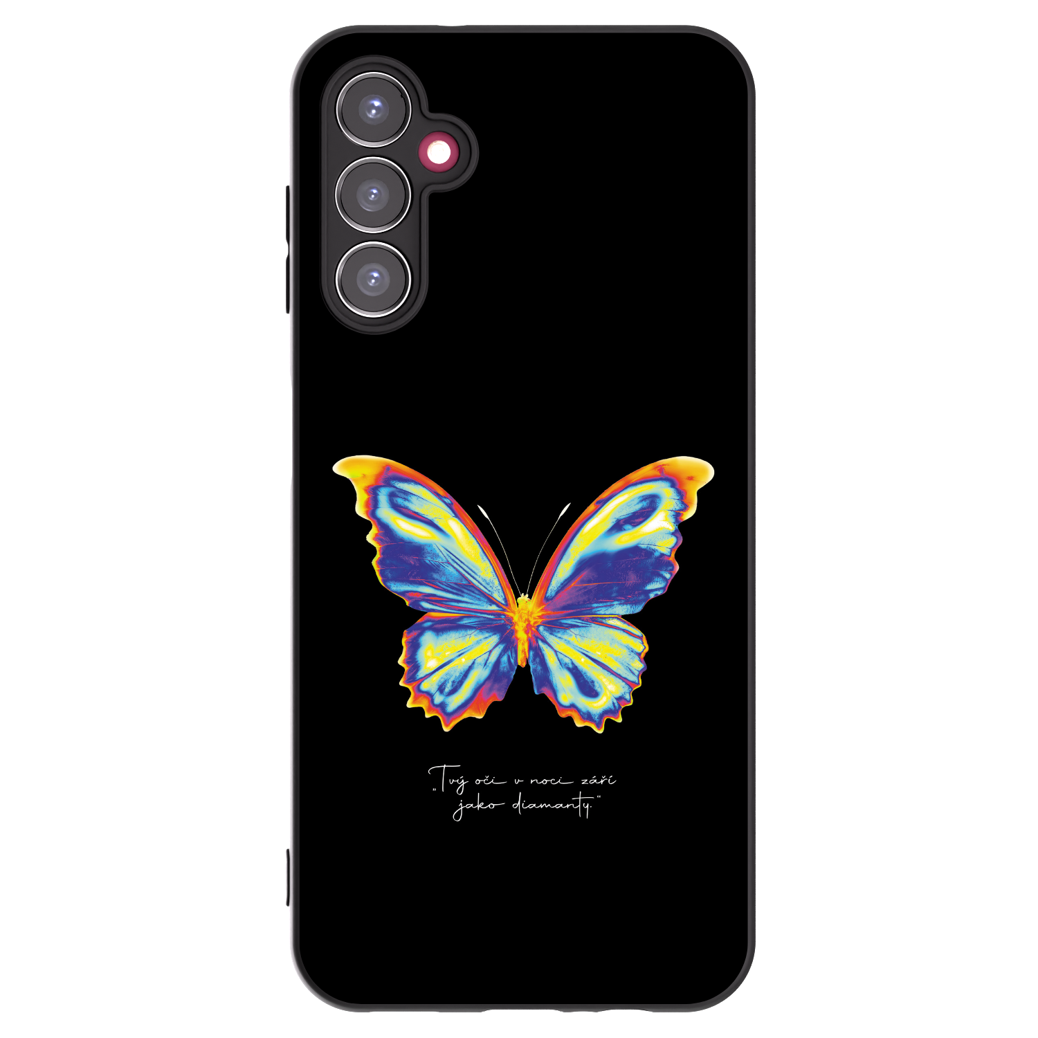 Picasee silikónový čierny obal pre Samsung Galaxy A14 5G A146P - Diamanty Black