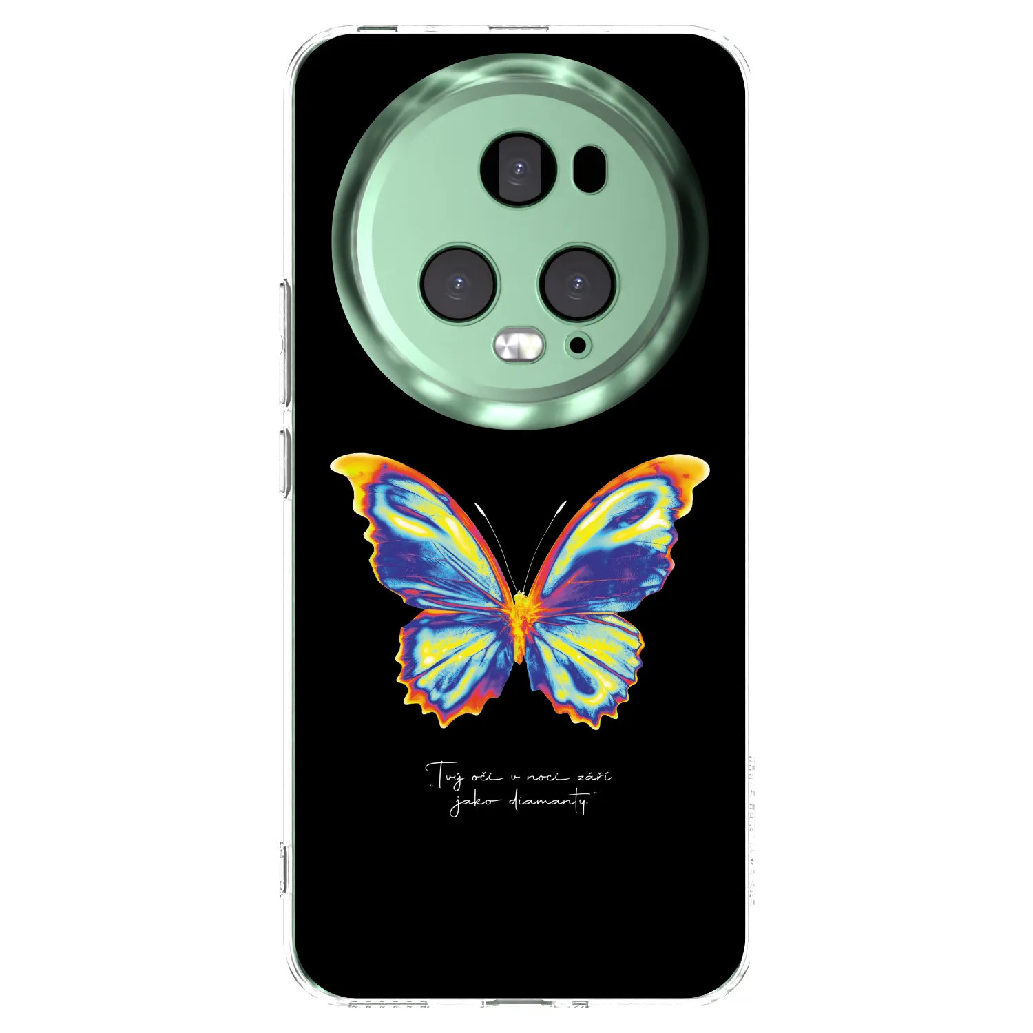 Picasee silikónový prehľadný obal pre Honor Magic5 Pro - Diamanty Black