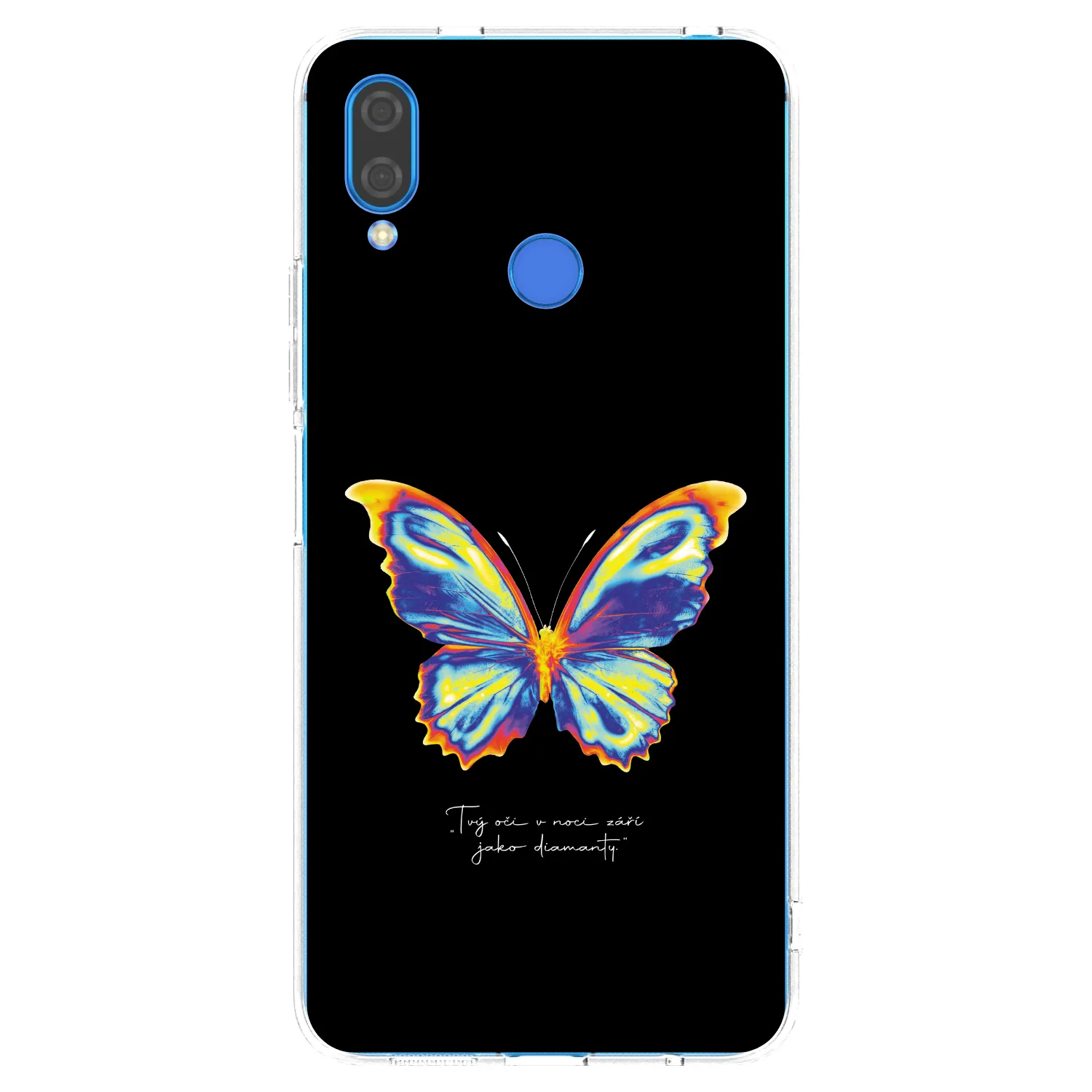 Picasee silikónový prehľadný obal pre Huawei Nova 3 - Diamanty Black