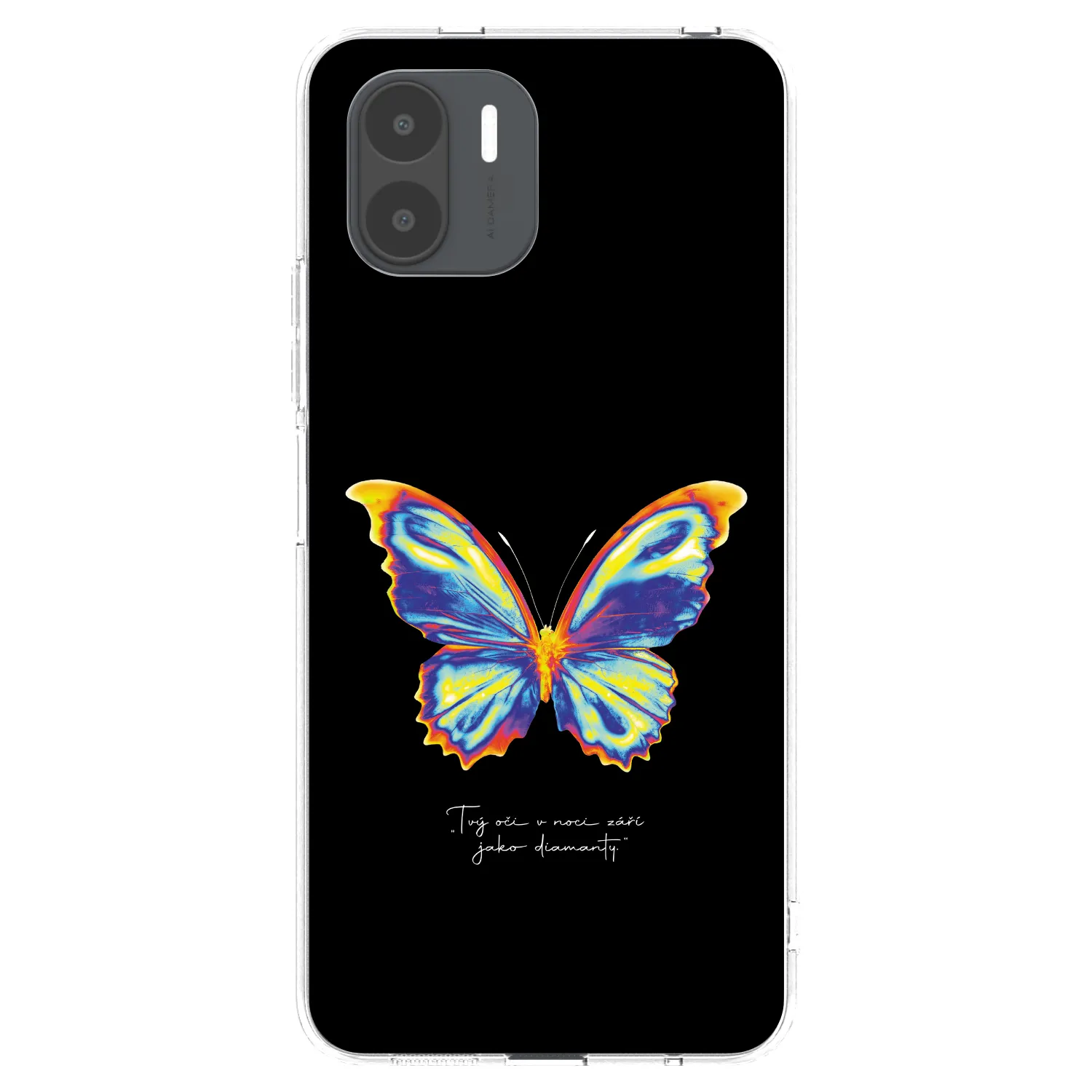Picasee silikónový prehľadný obal pre Xiaomi Redmi A2 - Diamanty Black