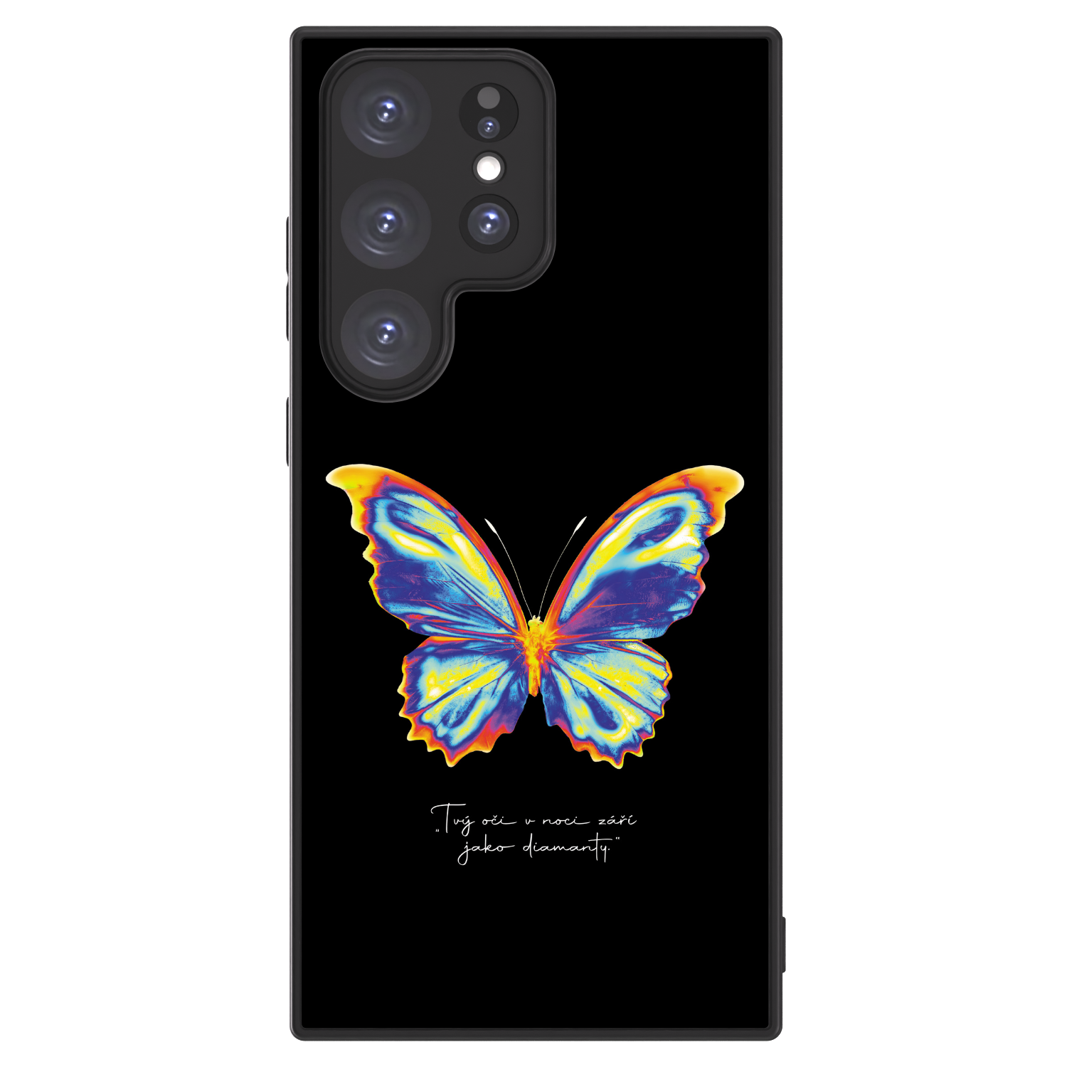 Picasee ULTIMATE CASE PowerShare pro Samsung Galaxy S23 Ultra 5G - Diamanty Black