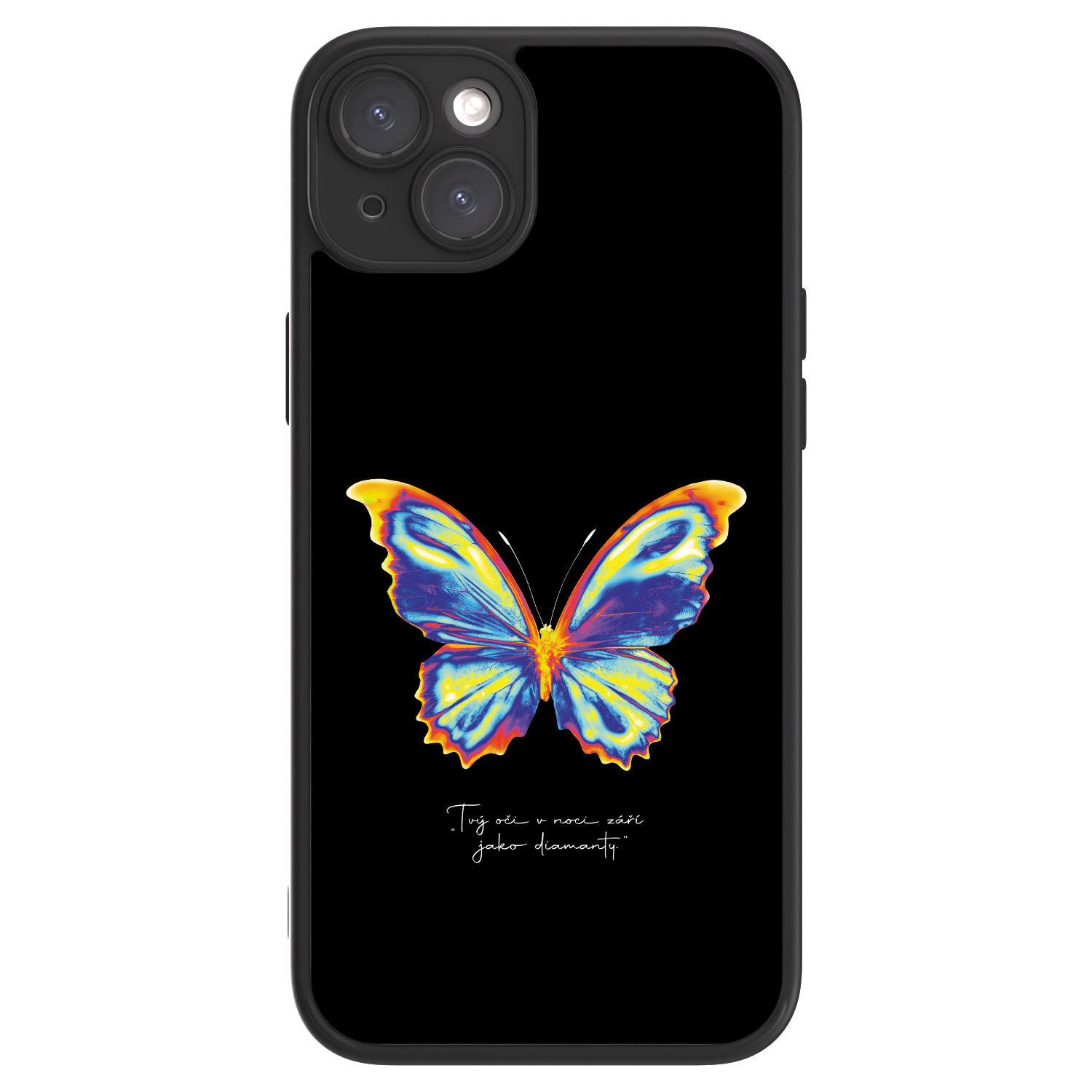 ULTIMATE CASE pro Apple iPhone 15 Plus - Diamanty Black
