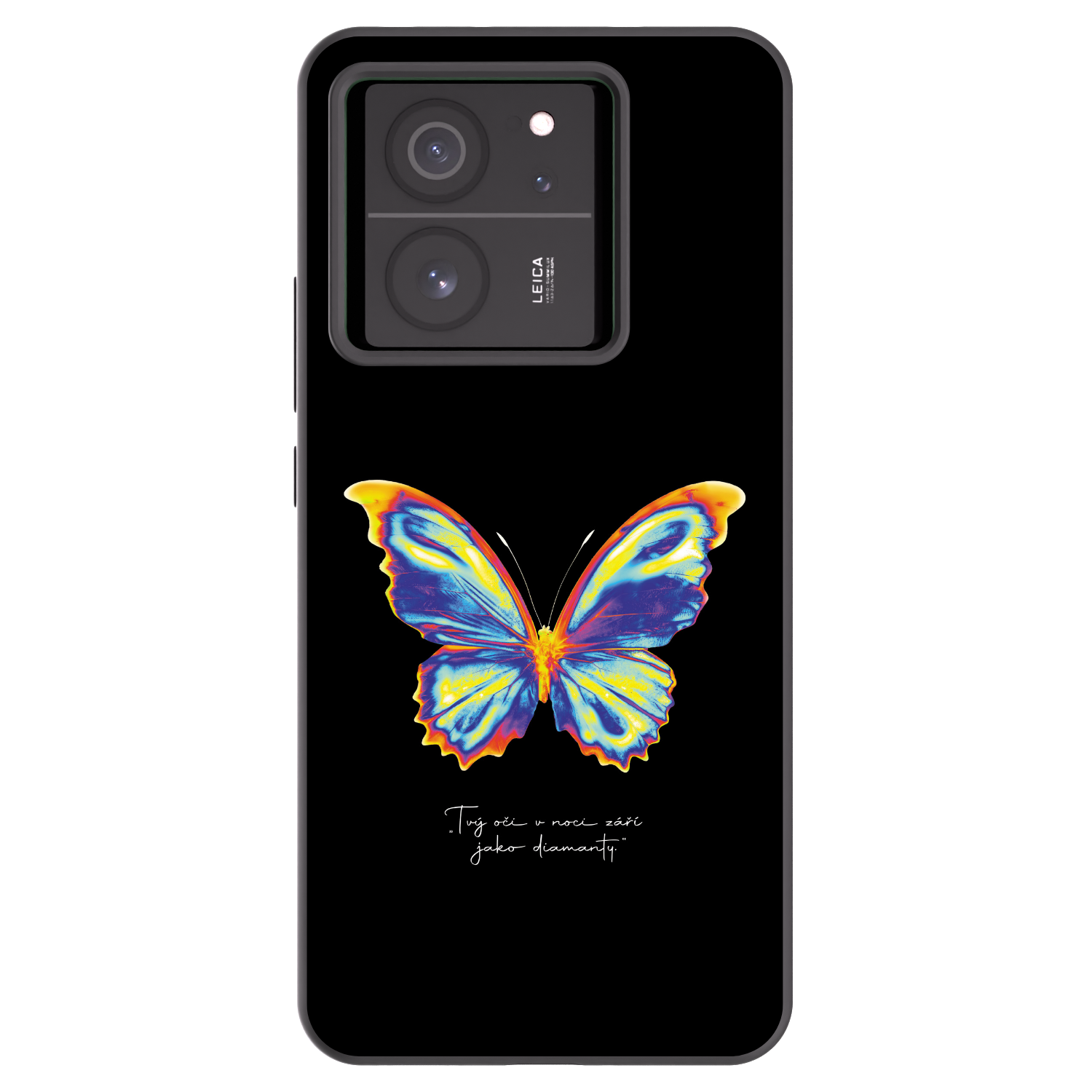 Picasee silikónový čierny obal pre Xiaomi 13T Pro - Diamanty Black