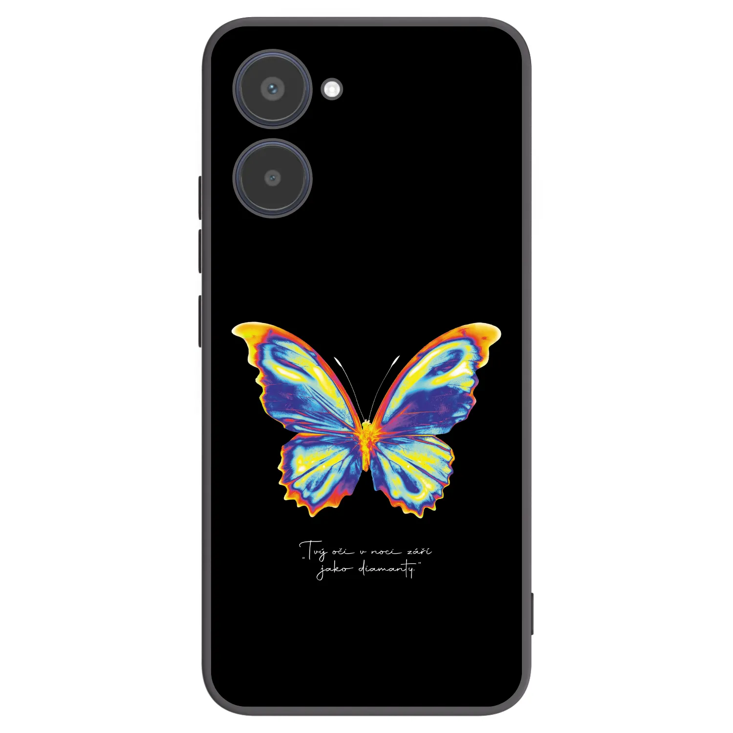 Picasee silikónový čierny obal pre Realme 10 4G - Diamanty Black