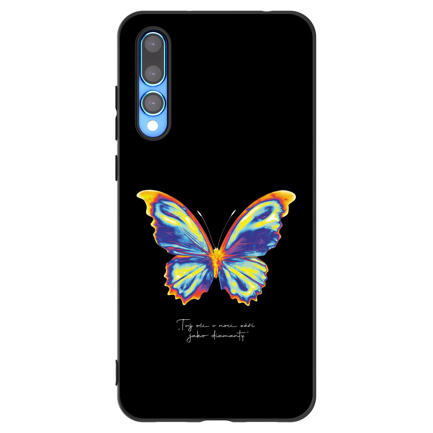 Picasee silikónový čierny obal pre Huawei P20 Pro - Diamanty Black