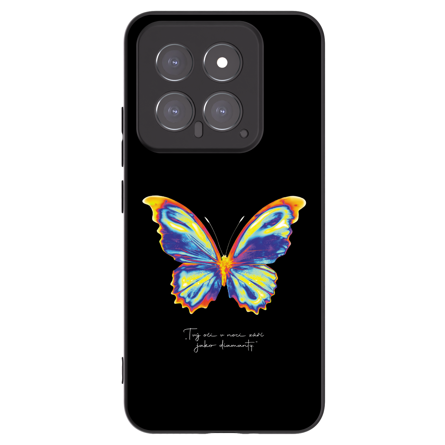 Picasee silikónový čierny obal pre Xiaomi 14 - Diamanty Black