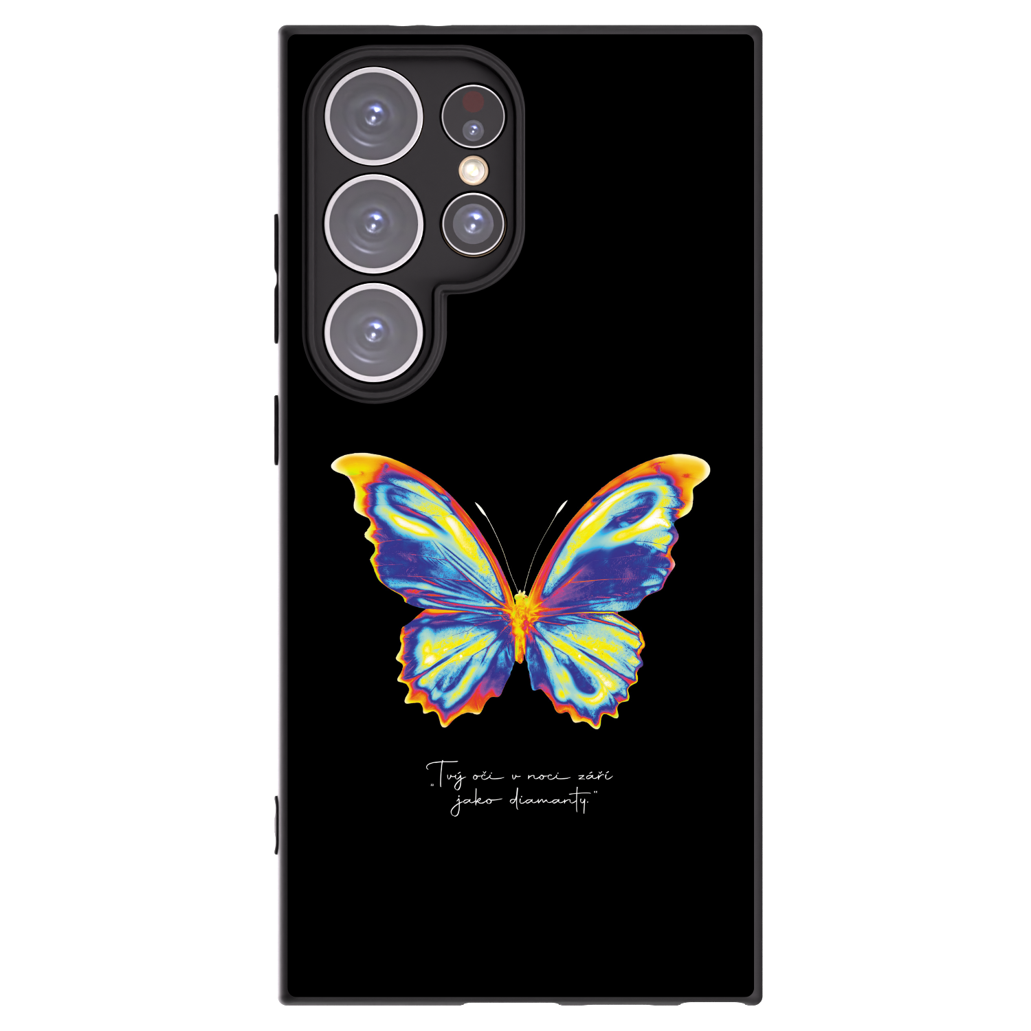 Picasee silikónový čierny obal pre Samsung Galaxy S24 Ultra S928B 5G - Diamanty Black