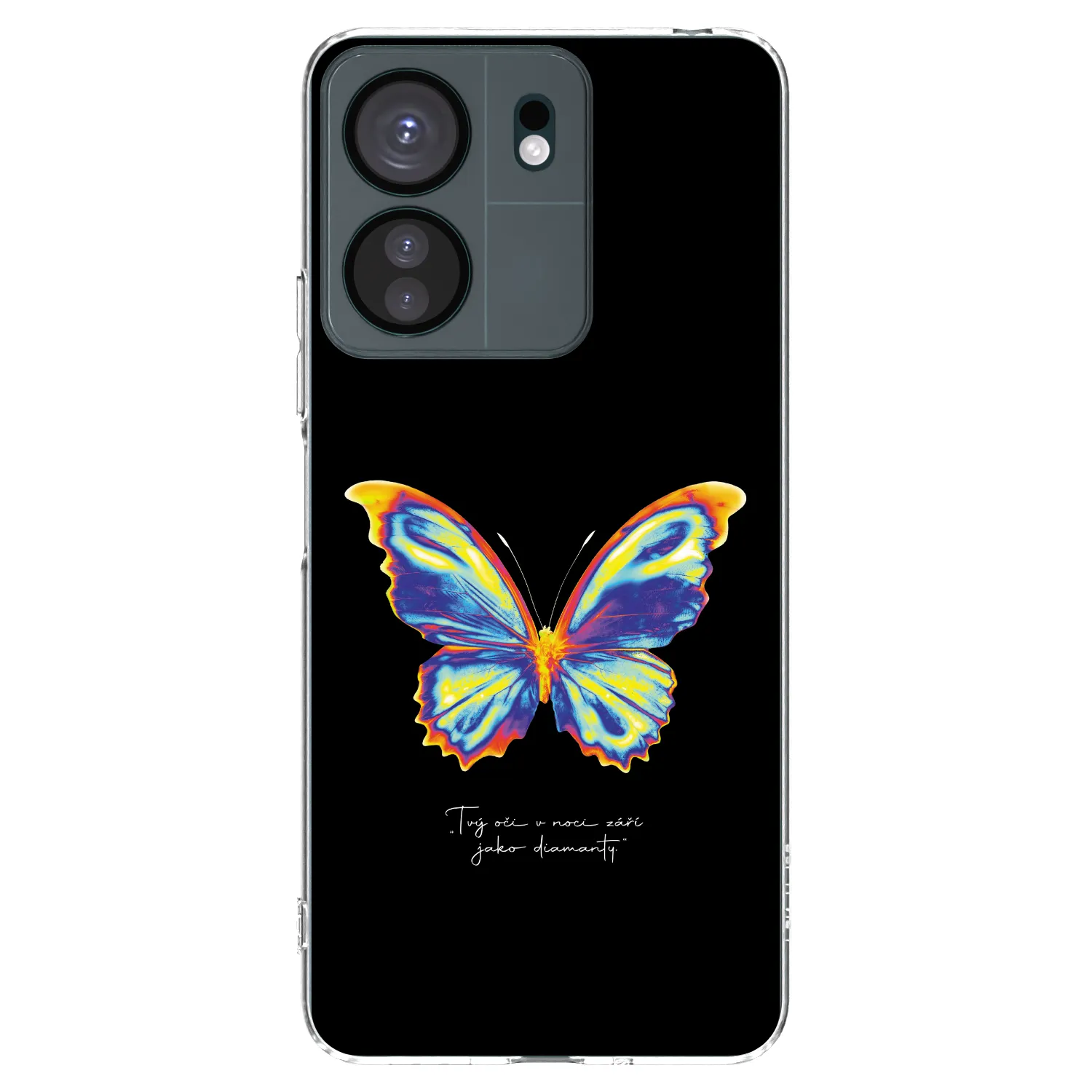 Picasee silikónový prehľadný obal pre Xiaomi Redmi 13C 4G - Diamanty Black