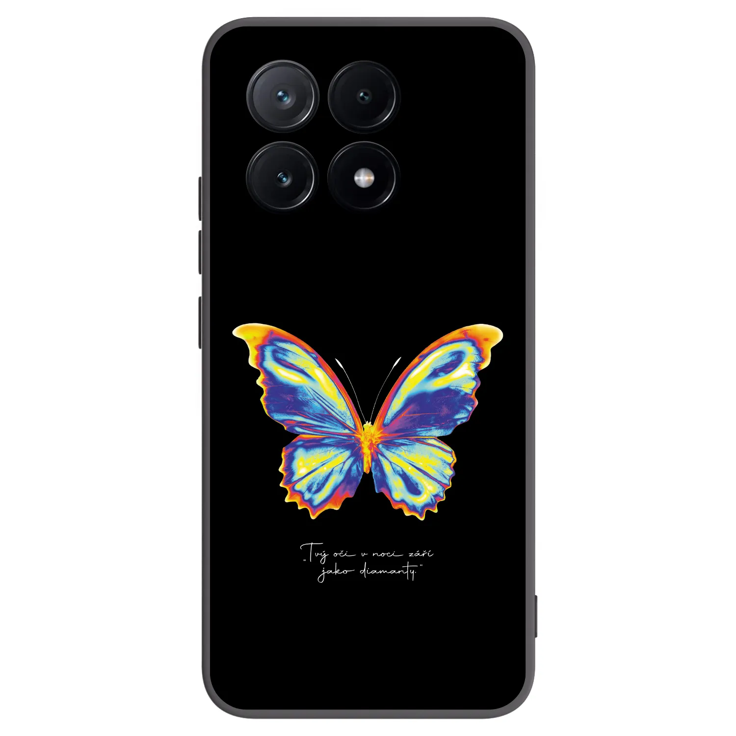 Picasee silikónový čierny obal pre Xiaomi Poco X6 Pro - Diamanty Black