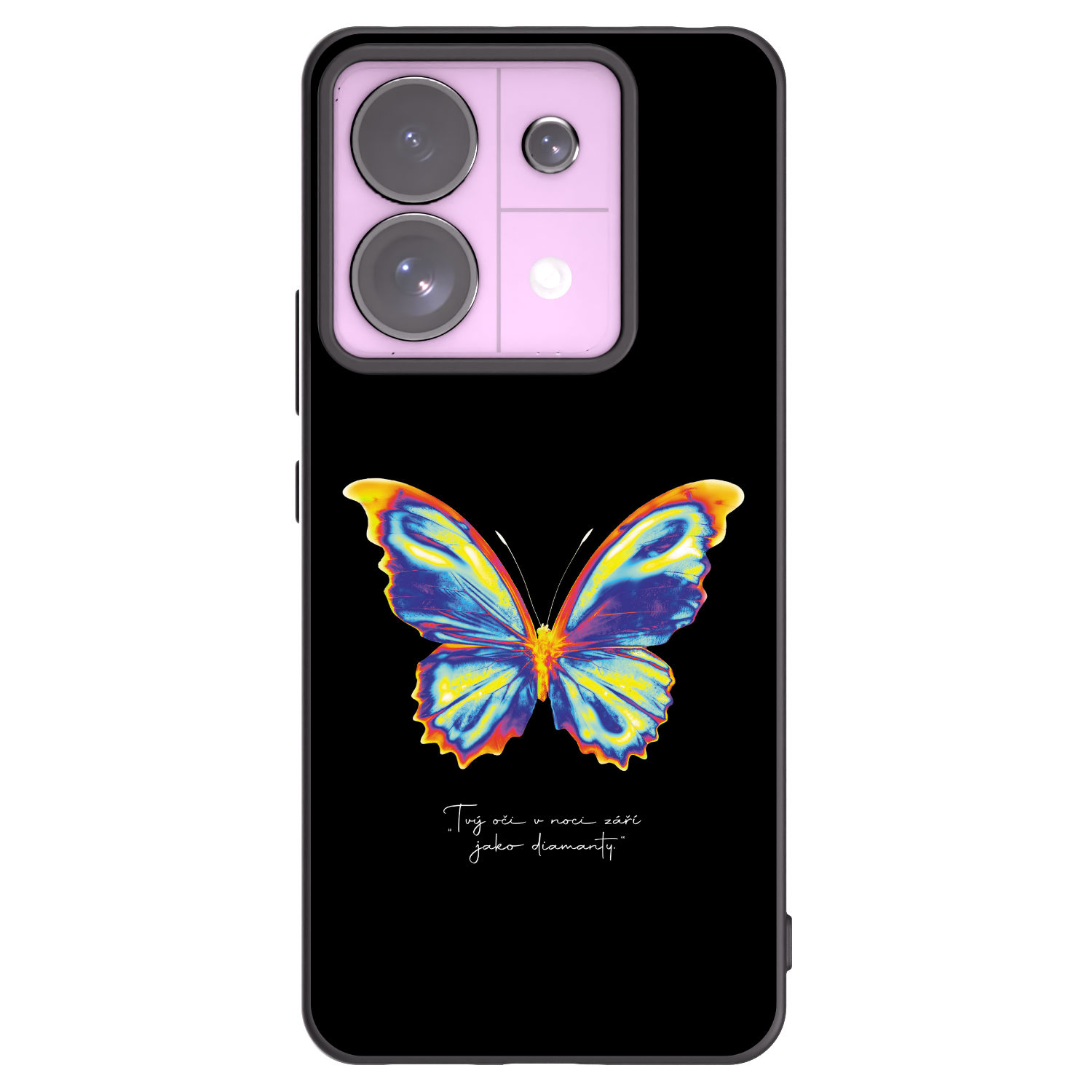 Picasee silikónový čierny obal pre Xiaomi Redmi Note 13 Pro 5G - Diamanty Black