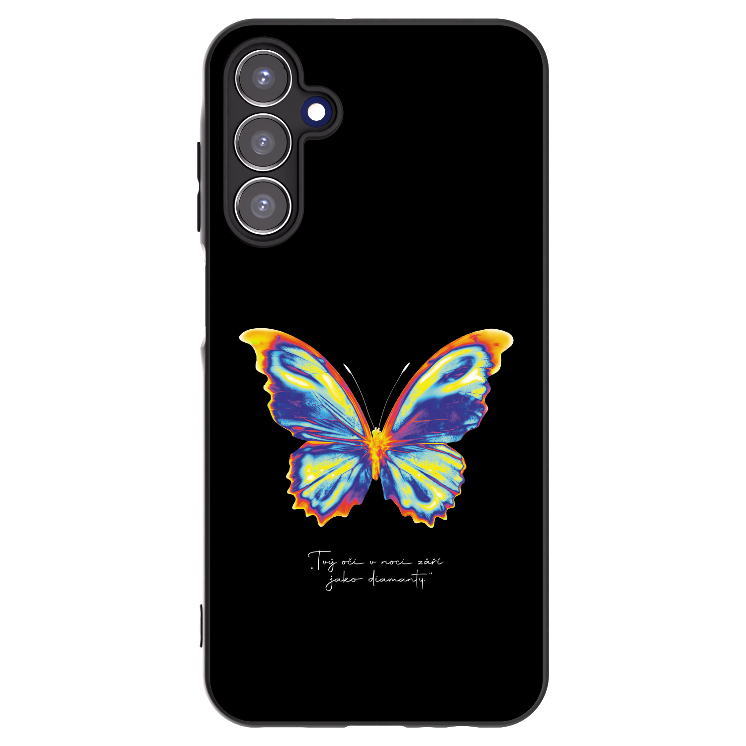 Picasee silikónový čierny obal pre Samsung Galaxy A15 A156B 5G - Diamanty Black