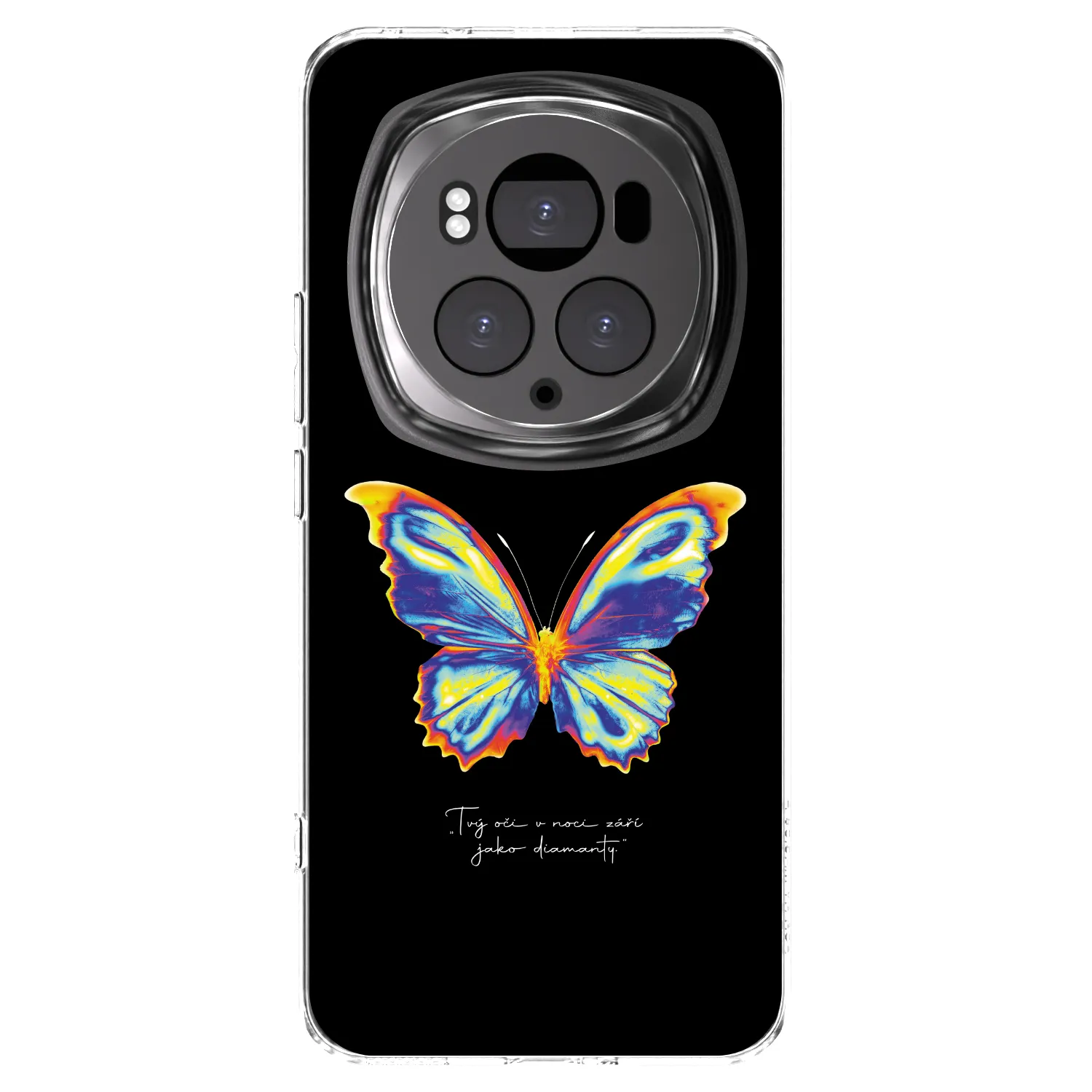 Picasee silikónový prehľadný obal pre Honor Magic6 Pro - Diamanty Black