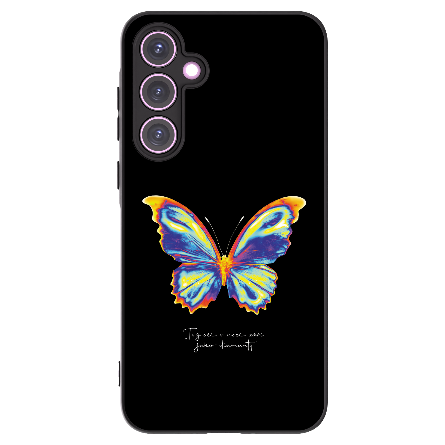Picasee silikónový čierny obal pre Samsung Galaxy A35 5G A356B - Diamanty Black
