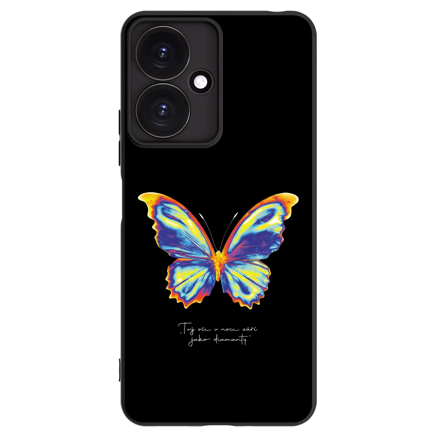 Picasee silikónový čierny obal pre Xiaomi Redmi 13C 5G - Diamanty Black