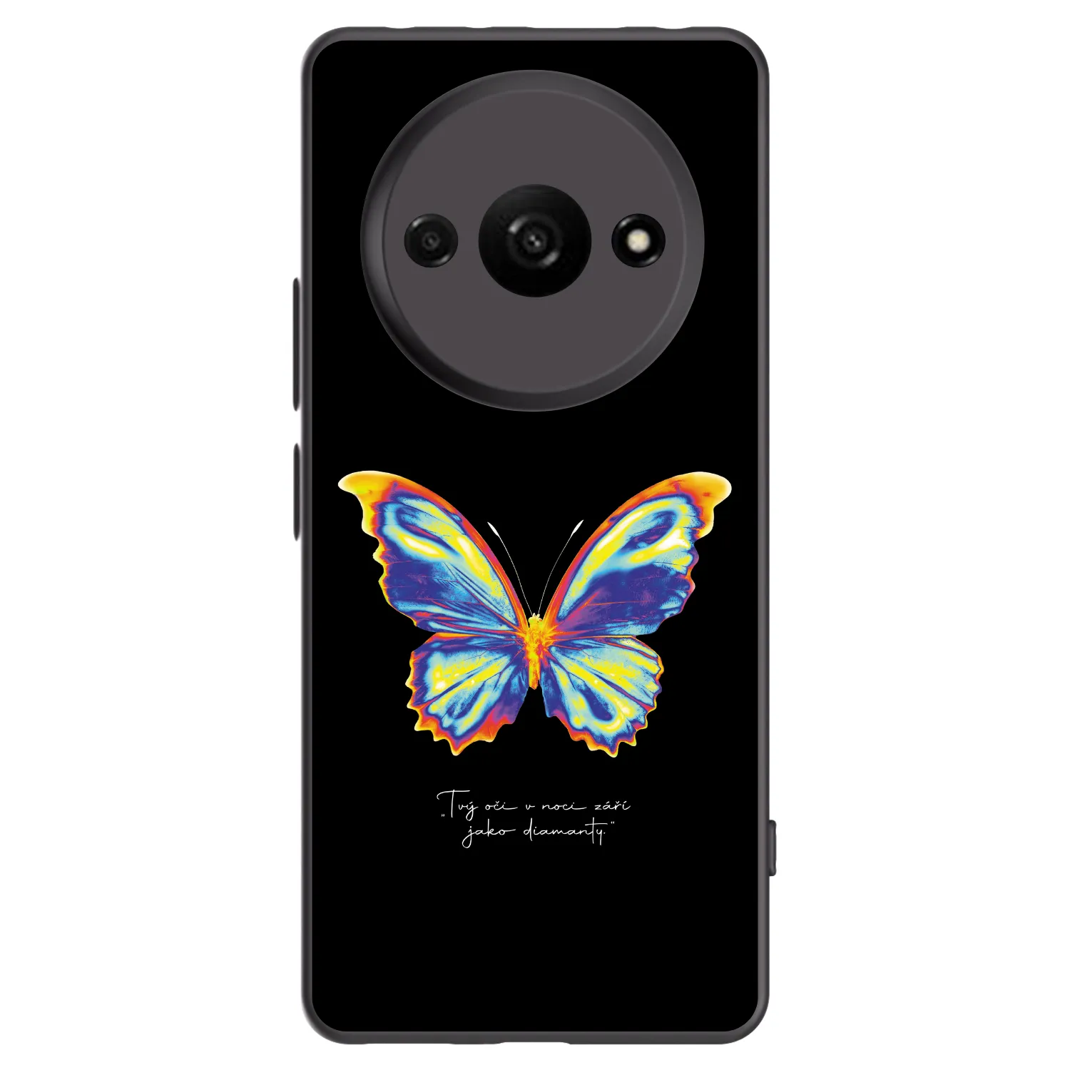 Picasee silikónový čierny obal pre Xiaomi Redmi A3 - Diamanty Black