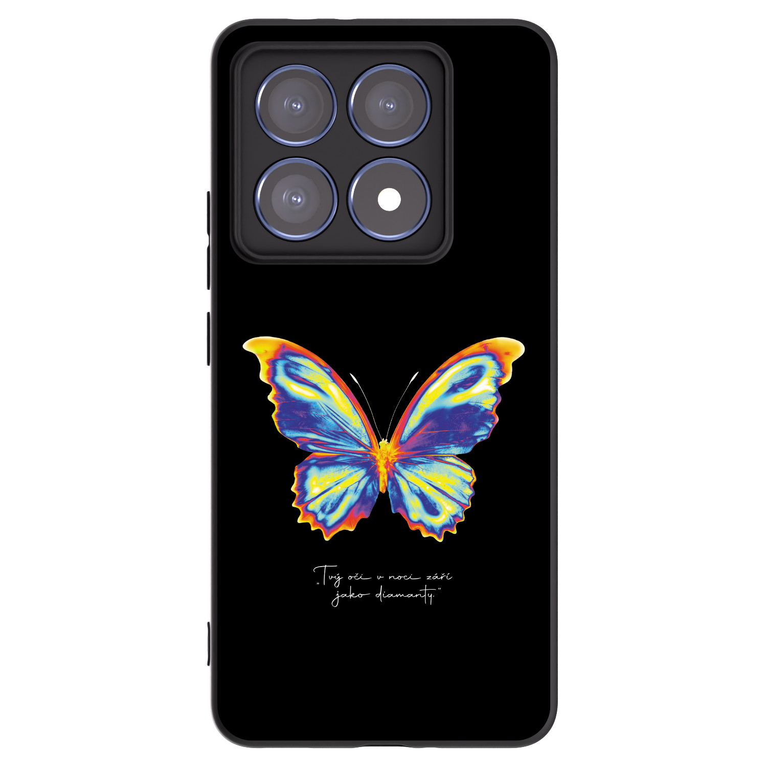 Picasee silikónový čierny obal pre Xiaomi 14T Pro - Diamanty Black