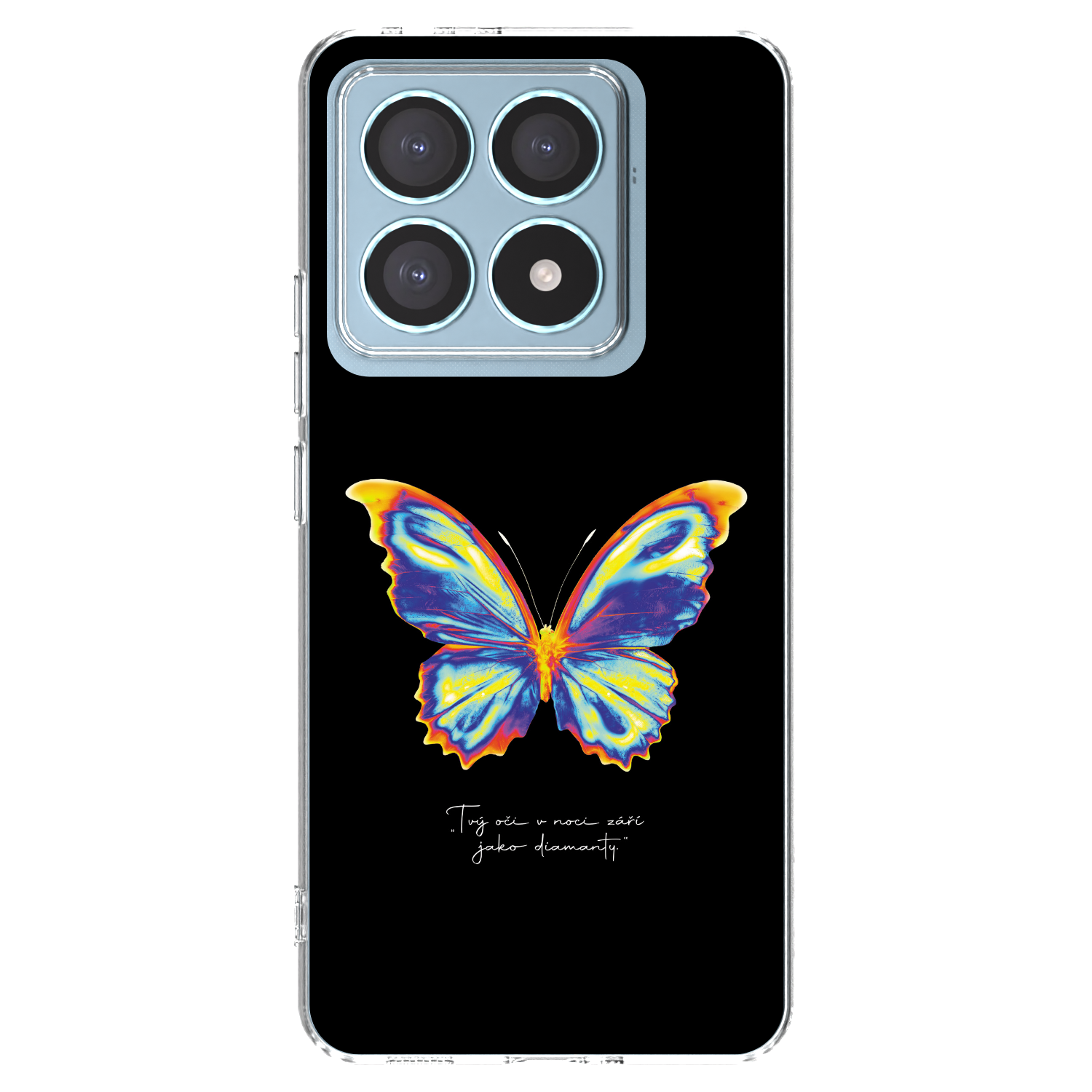Picasee silikónový prehľadný obal pre Xiaomi 14T Pro - Diamanty Black